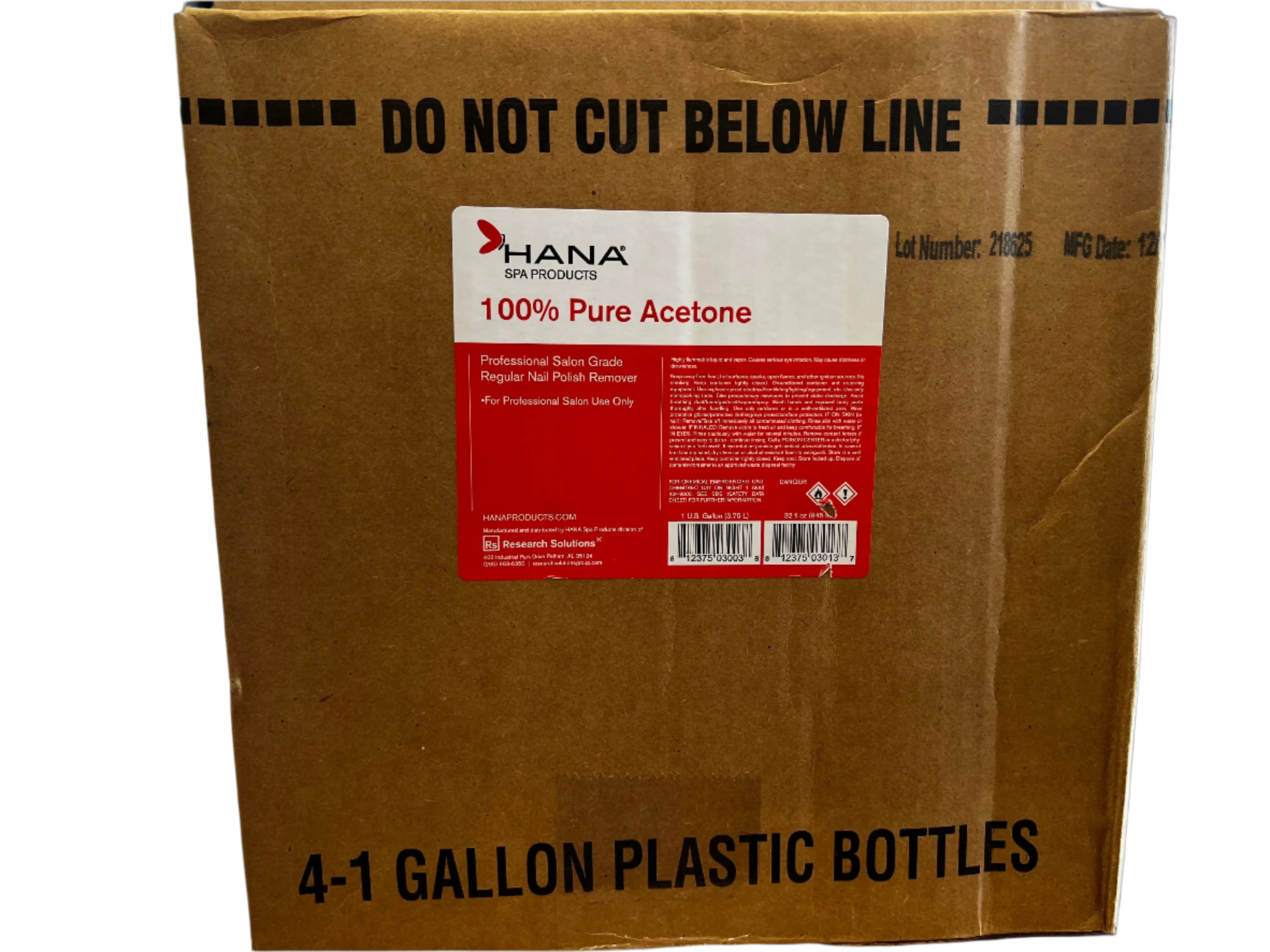 Acetone 100% - Case