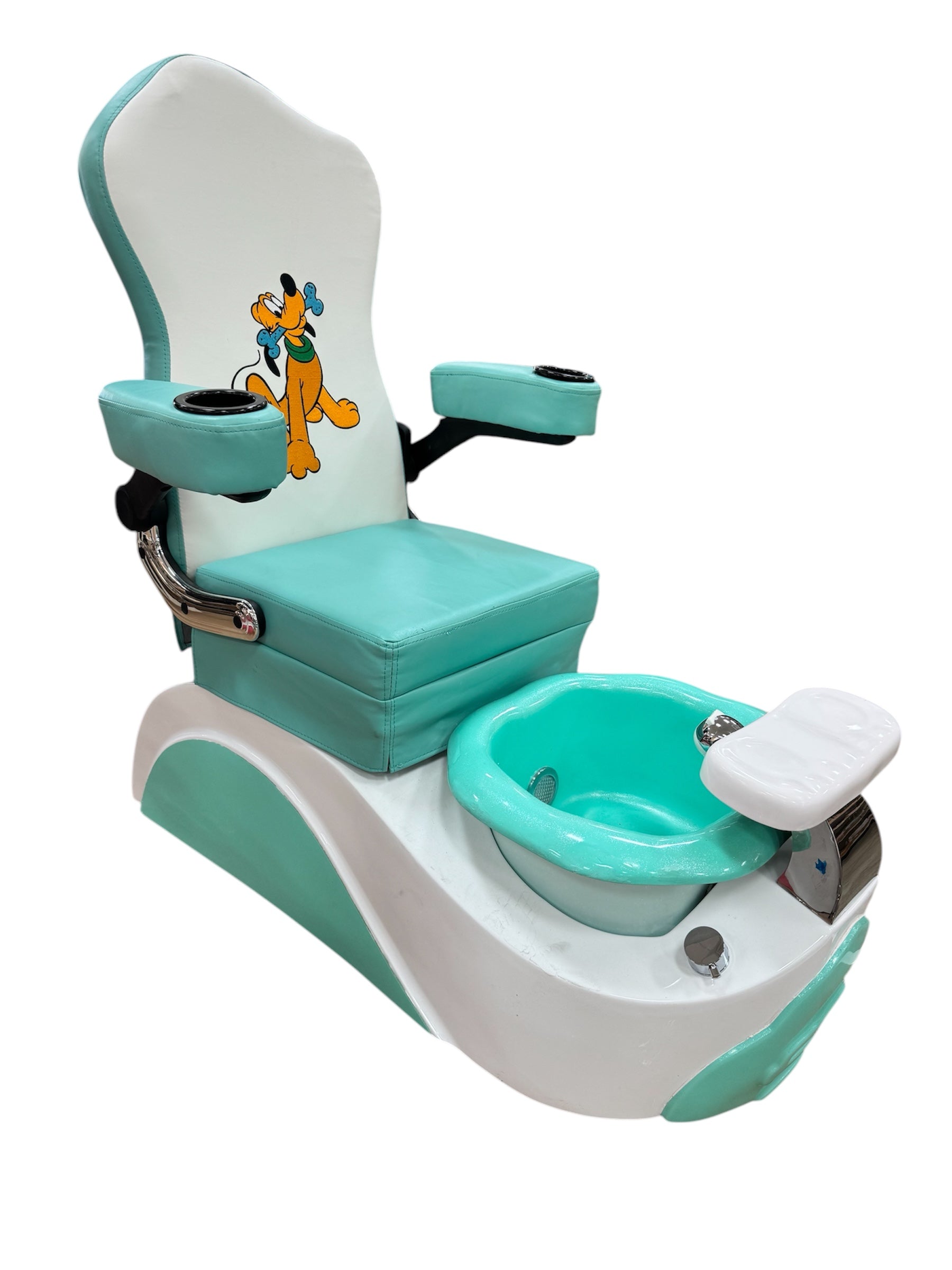 Kid Spa Chair with Stool - Green