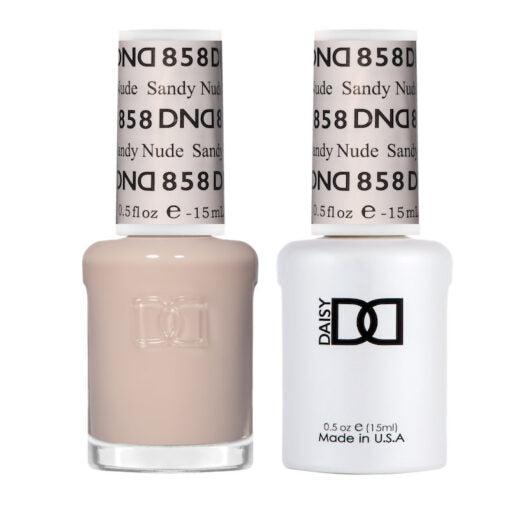 DND - Gel & Lacquer # 858 Sandy Nude