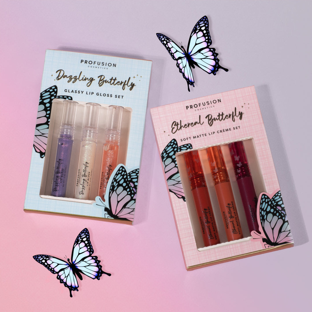 Empowered Butterfly | Glassy Lip Gloss Set