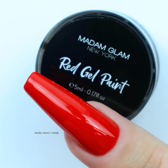 Red Gel Paint