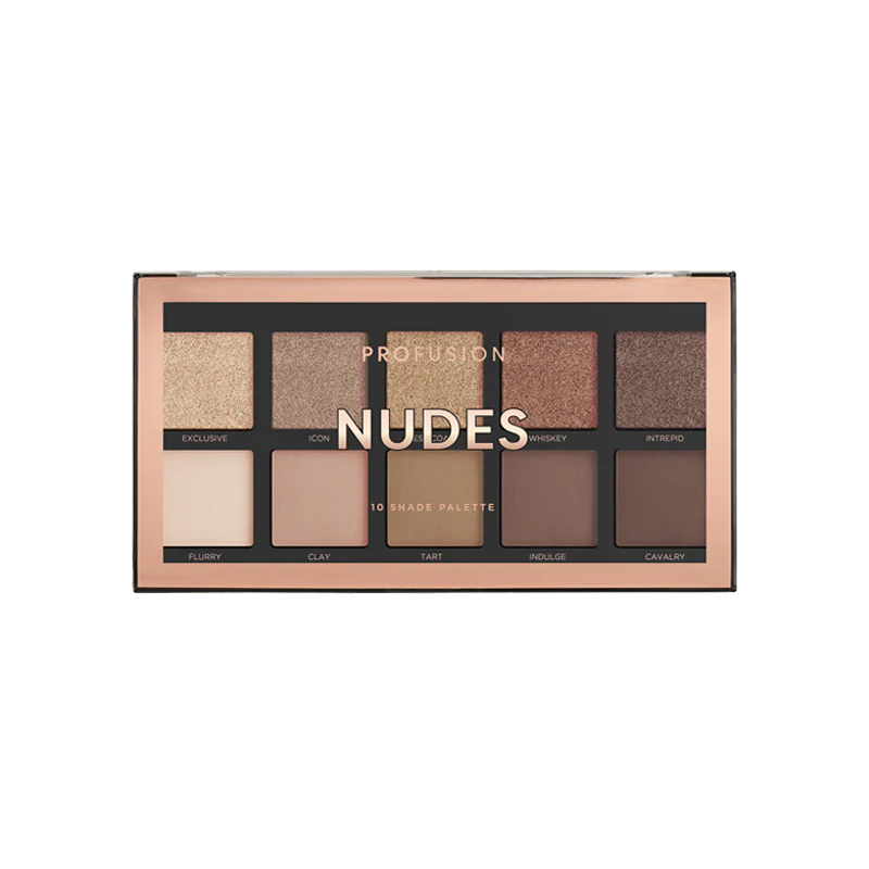 Nudes 10 shade palette