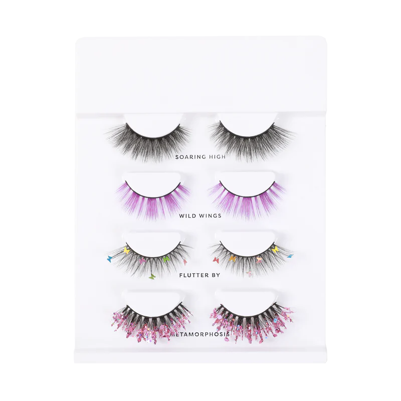 Empowered Butterfly | Flutter Lashes 4 pair Lash Set