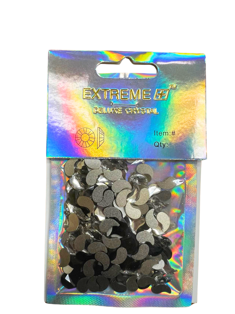 Extreme+ 3D Comma Shaped Dimond Clear,Black