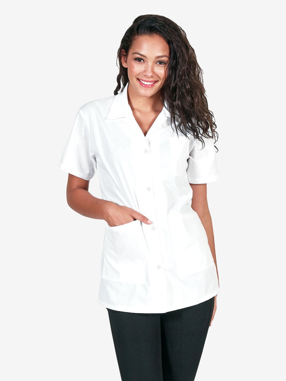 White Nail Technician Uniform - Size M