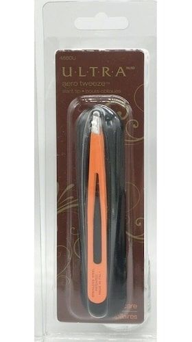 Ultra Slant Tip Tweezers - Neon Orange