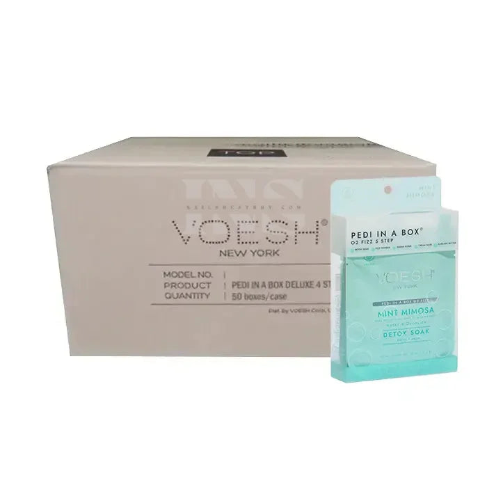 VOESH Pedi in a Box O2 Fizz 5 Step - Mint Mimosa