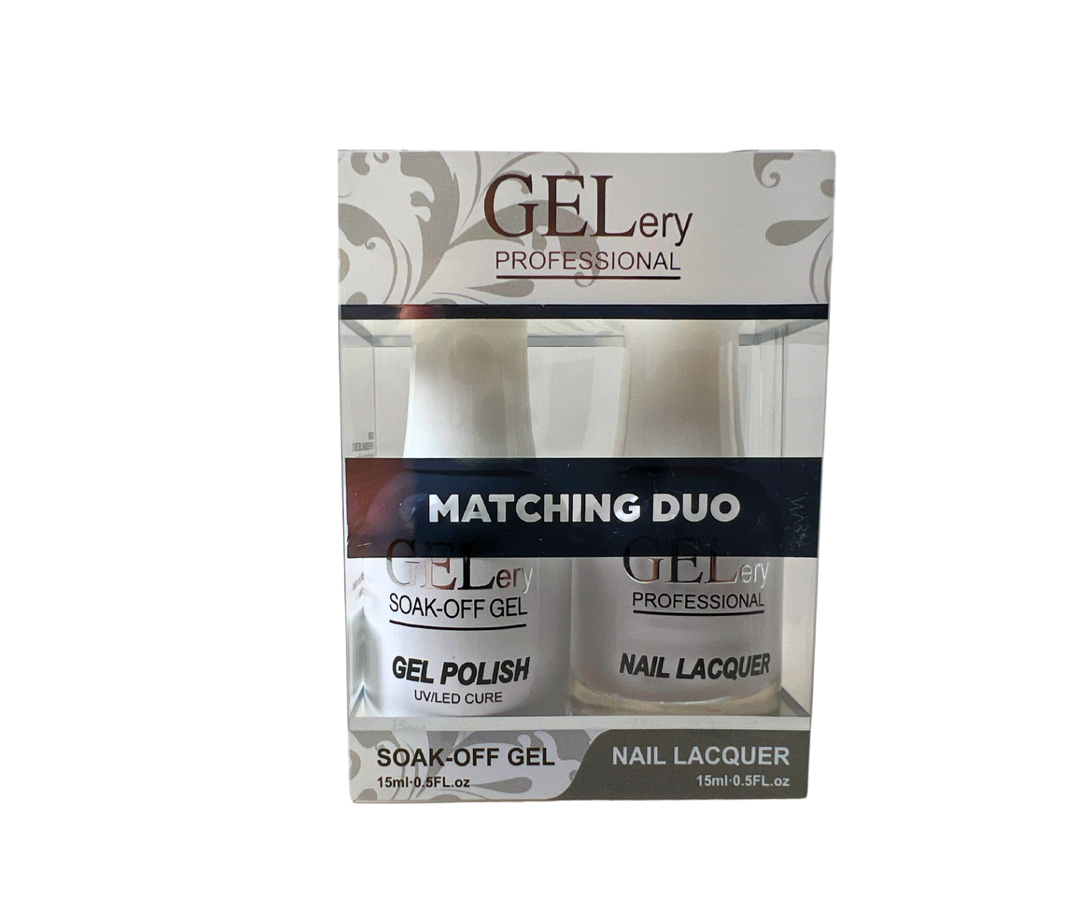 GELery Gel Duo - White on white