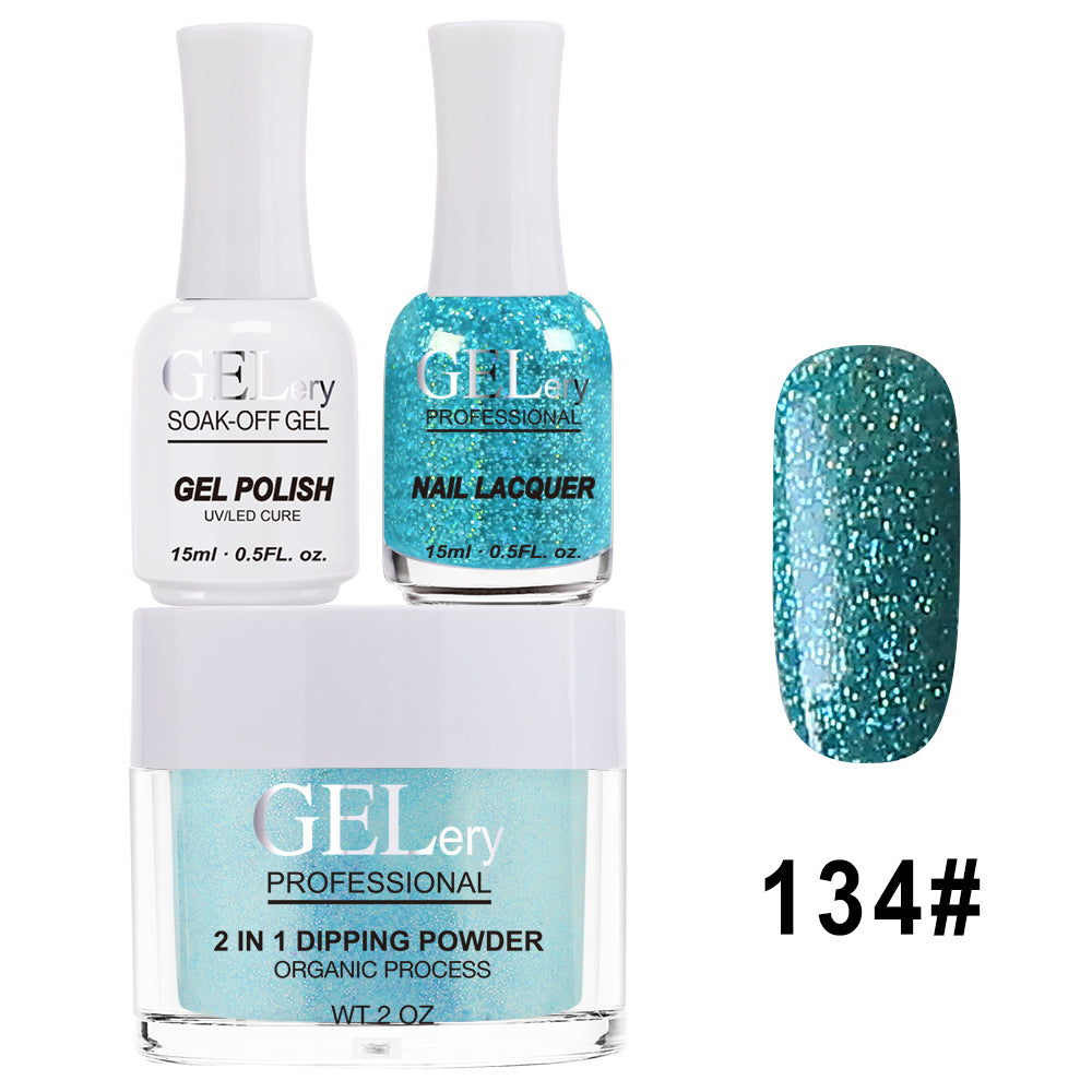 GELery 3 in 1 Trio Set - Gel, Lacquer, & Dip - #134