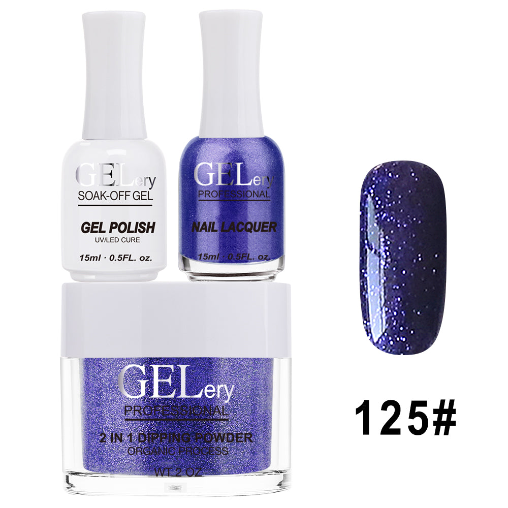 GELery 3 in 1 Trio Set - Gel, Lacquer, & Dip - #125