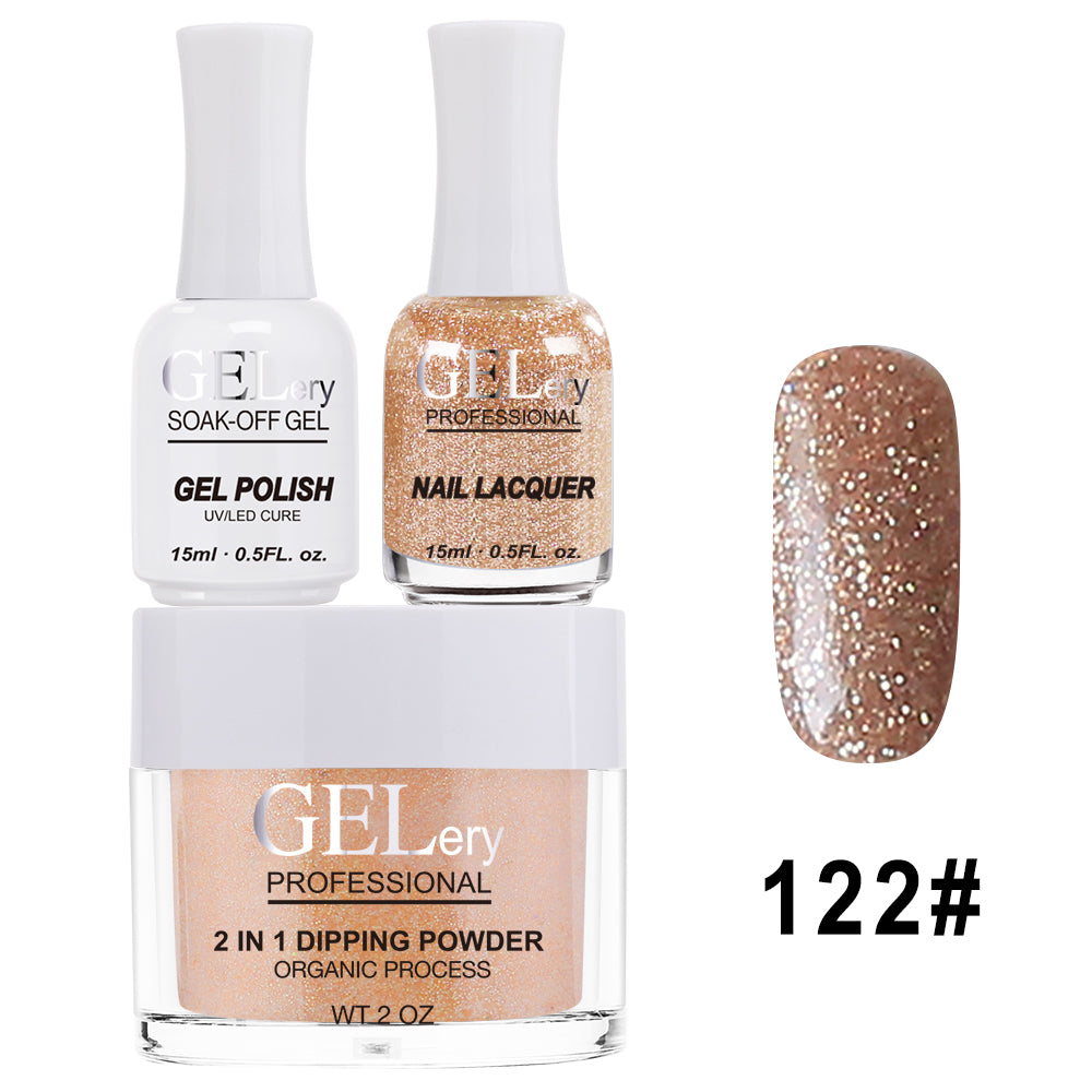 GELery 3 in 1 Trio Set - Gel, Lacquer, & Dip - #122