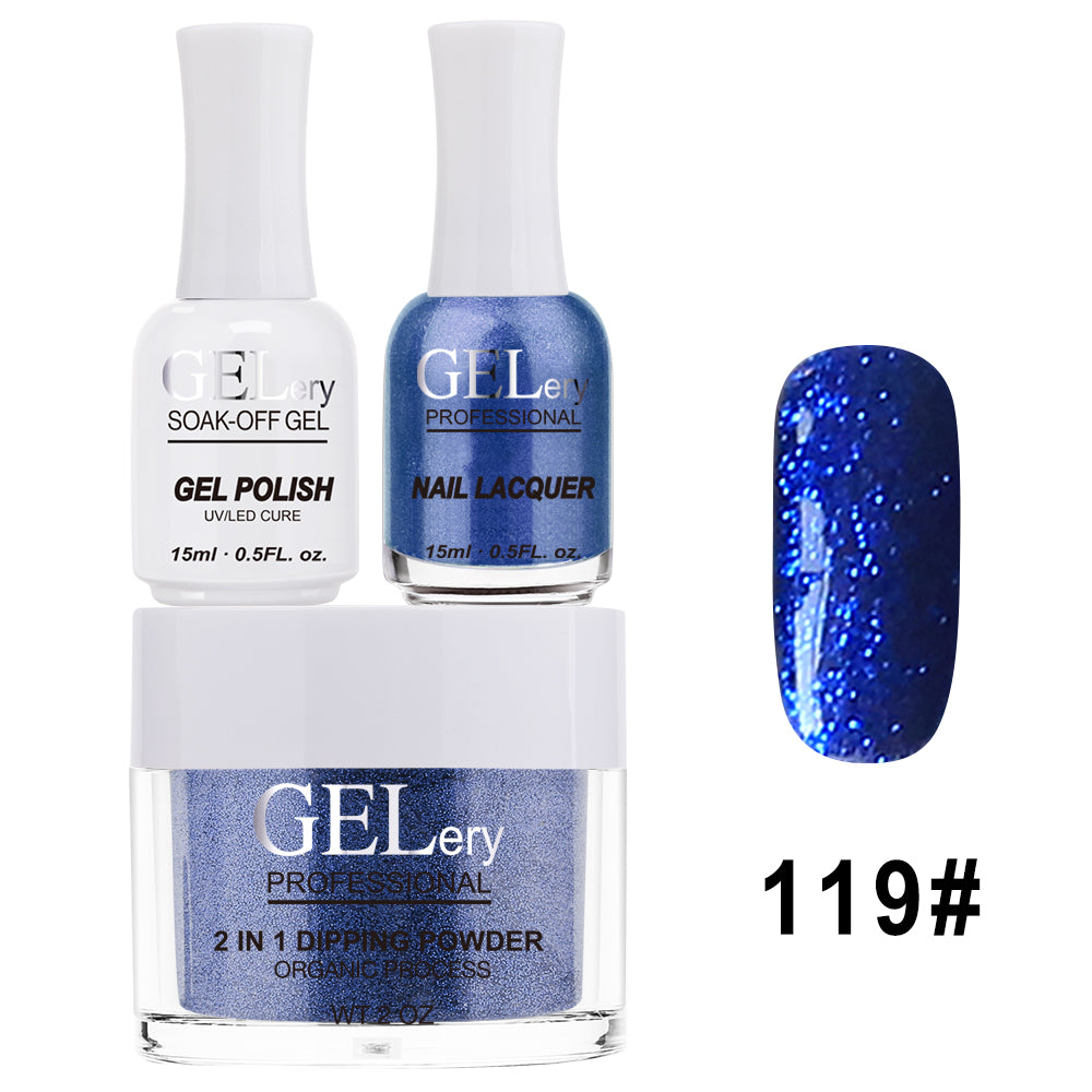 GELery 3 in 1 Trio Set - Gel, Lacquer, & Dip - #119