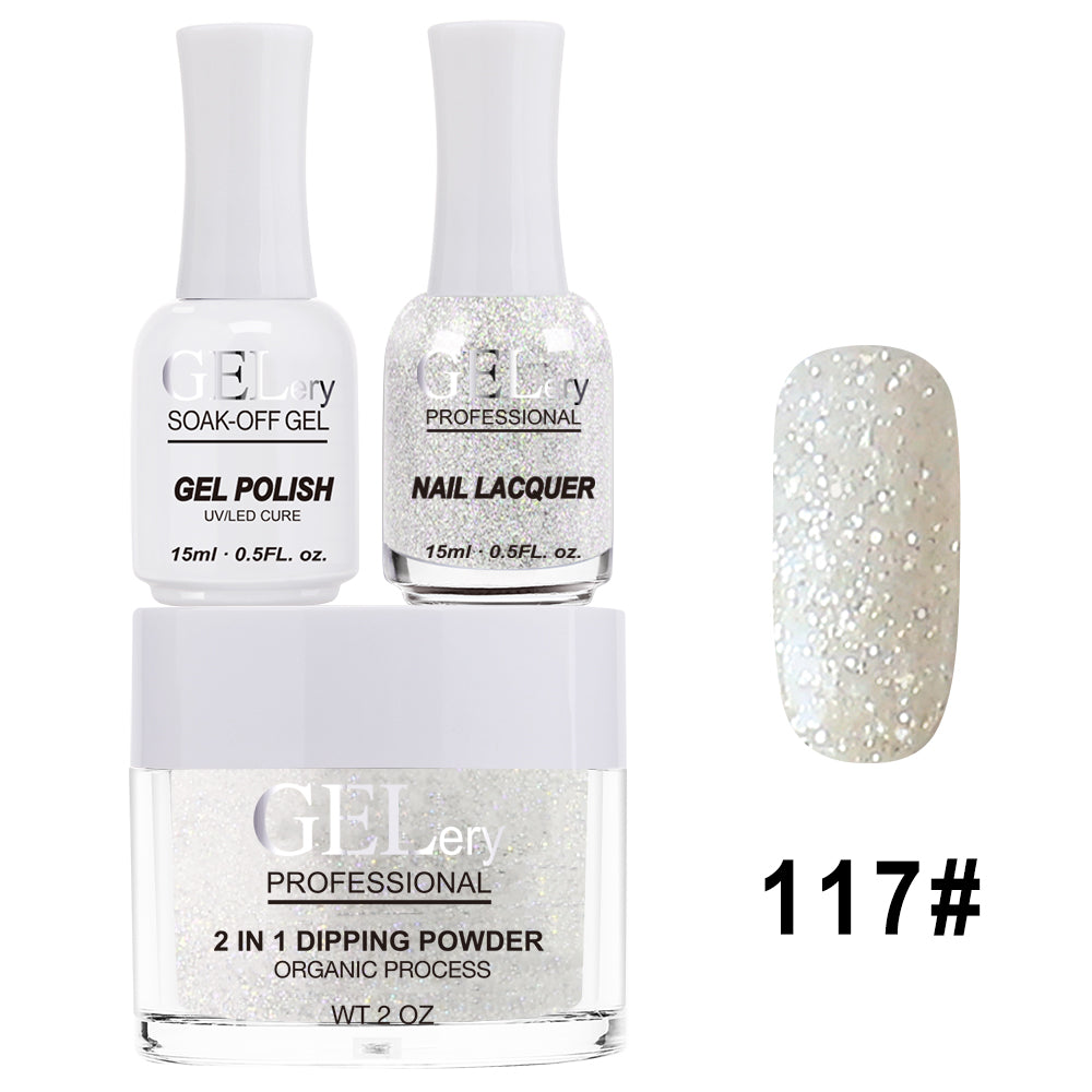 GELery 3 in 1 Trio Set - Gel, Lacquer, & Dip - #117