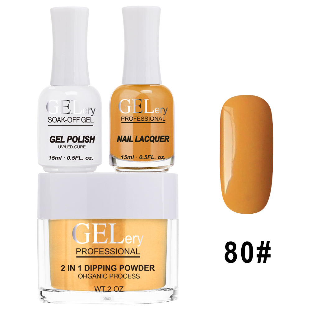 GELery 3 in 1 Trio Set - Gel, Lacquer, & Dip - #080