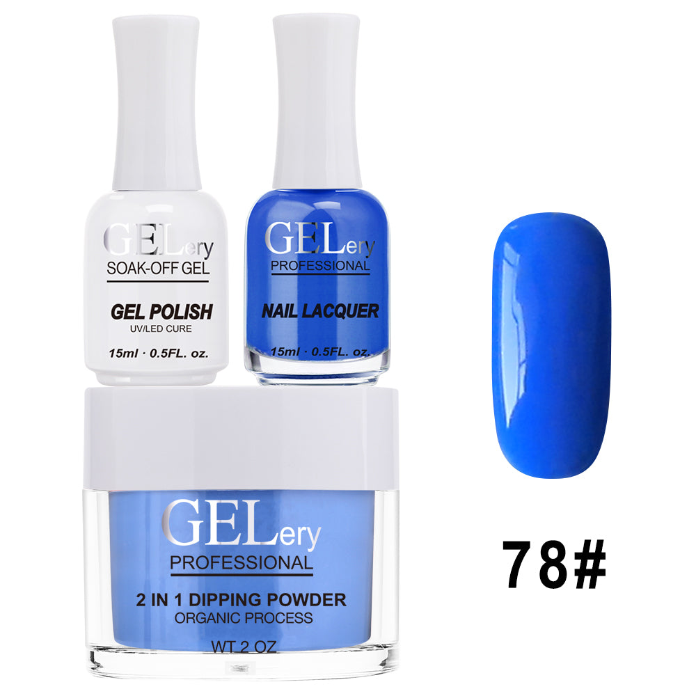 GELery 3 in 1 Trio Set - Gel, Lacquer, & Dip - #078