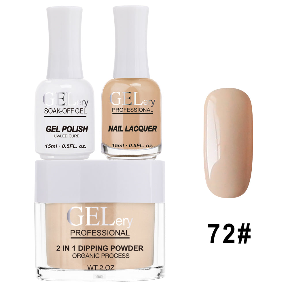 GELery 3 in 1 Trio Set - Gel, Lacquer, & Dip - #072