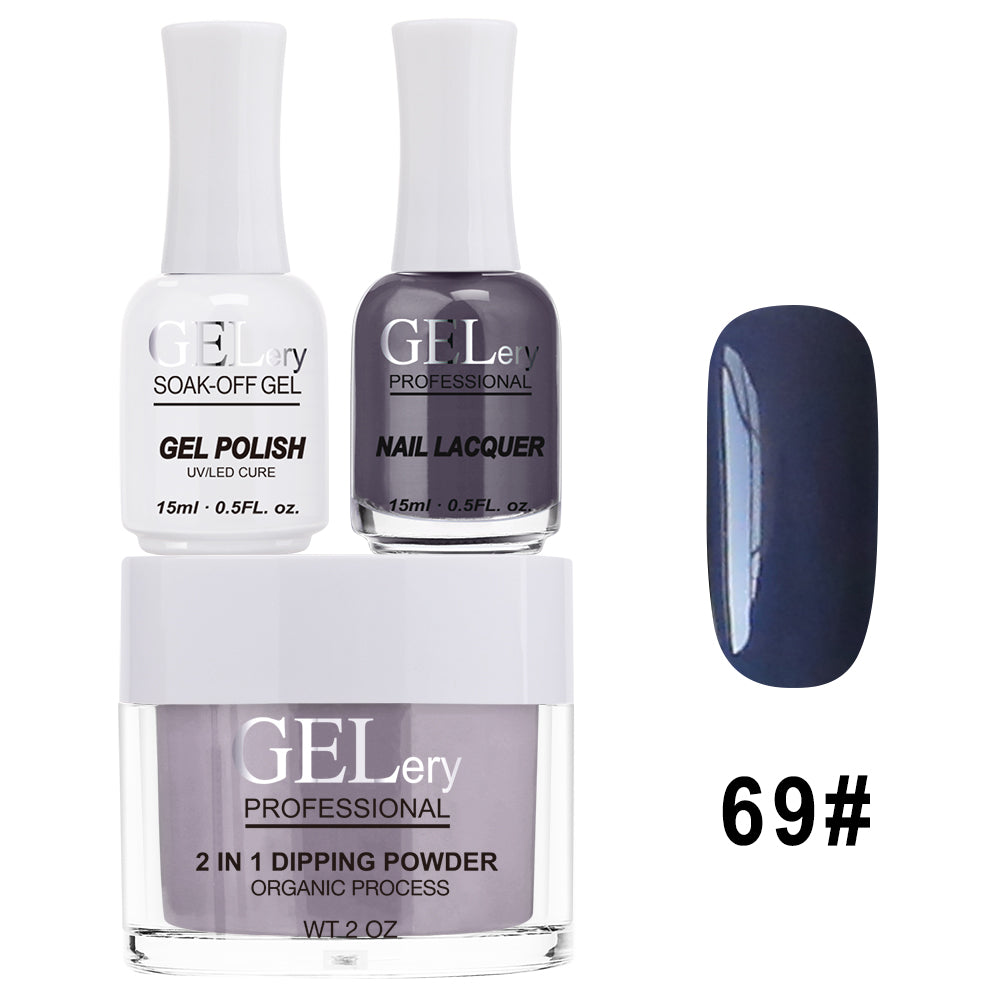 GELery 3 in 1 Trio Set - Gel, Lacquer, & Dip - #069