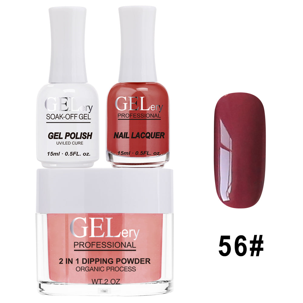 GELery 3 in 1 Trio Set - Gel, Lacquer, & Dip - #056