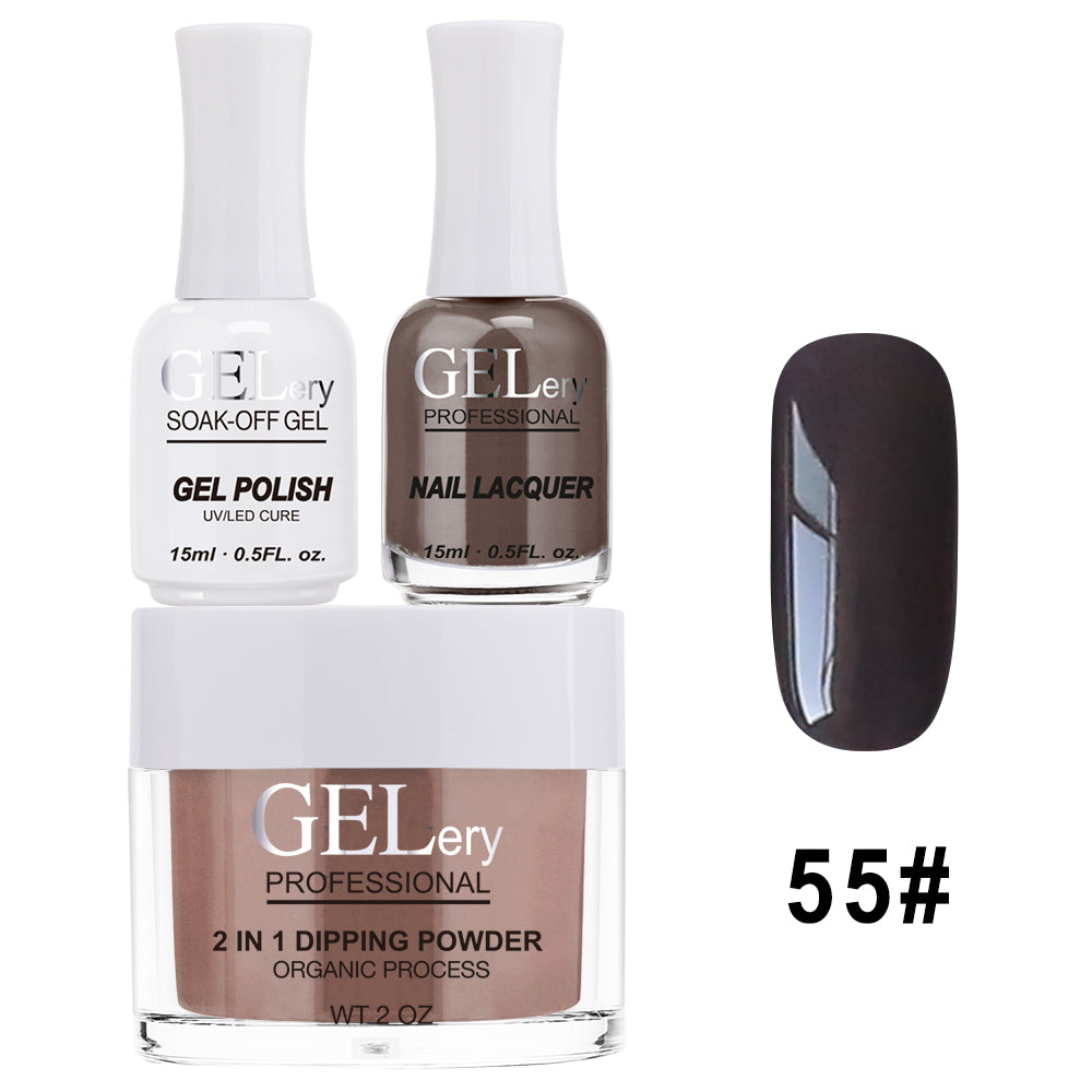 GELery 3 in 1 Trio Set - Gel, Lacquer, & Dip - #055