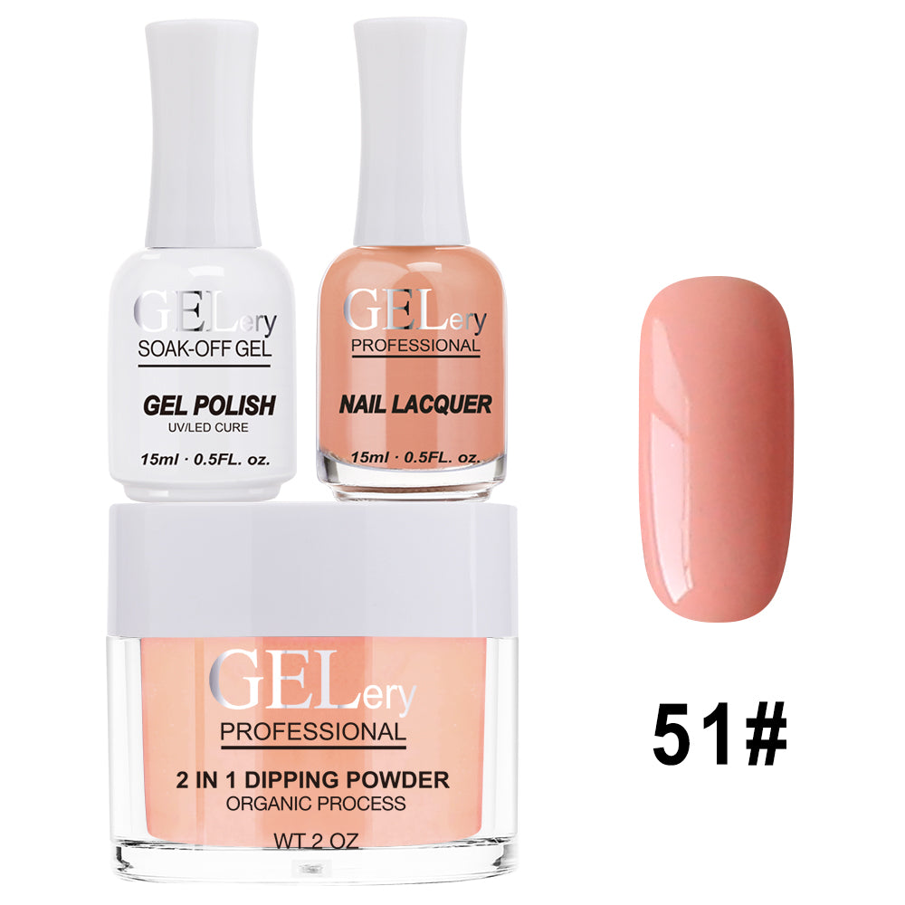 GELery 3 in 1 Trio Set - Gel, Lacquer, & Dip - #051