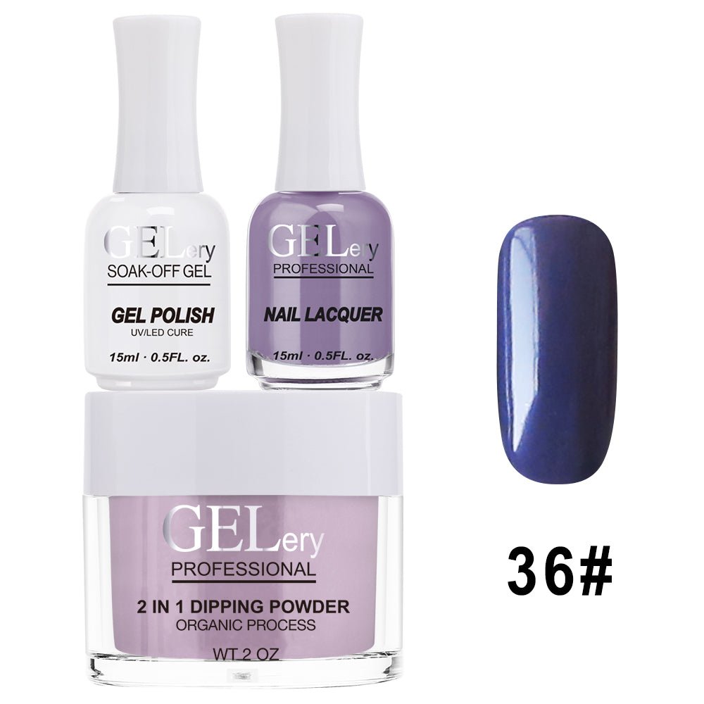 GELery 3 in 1 Trio Set - Gel, Lacquer, & Dip - #036