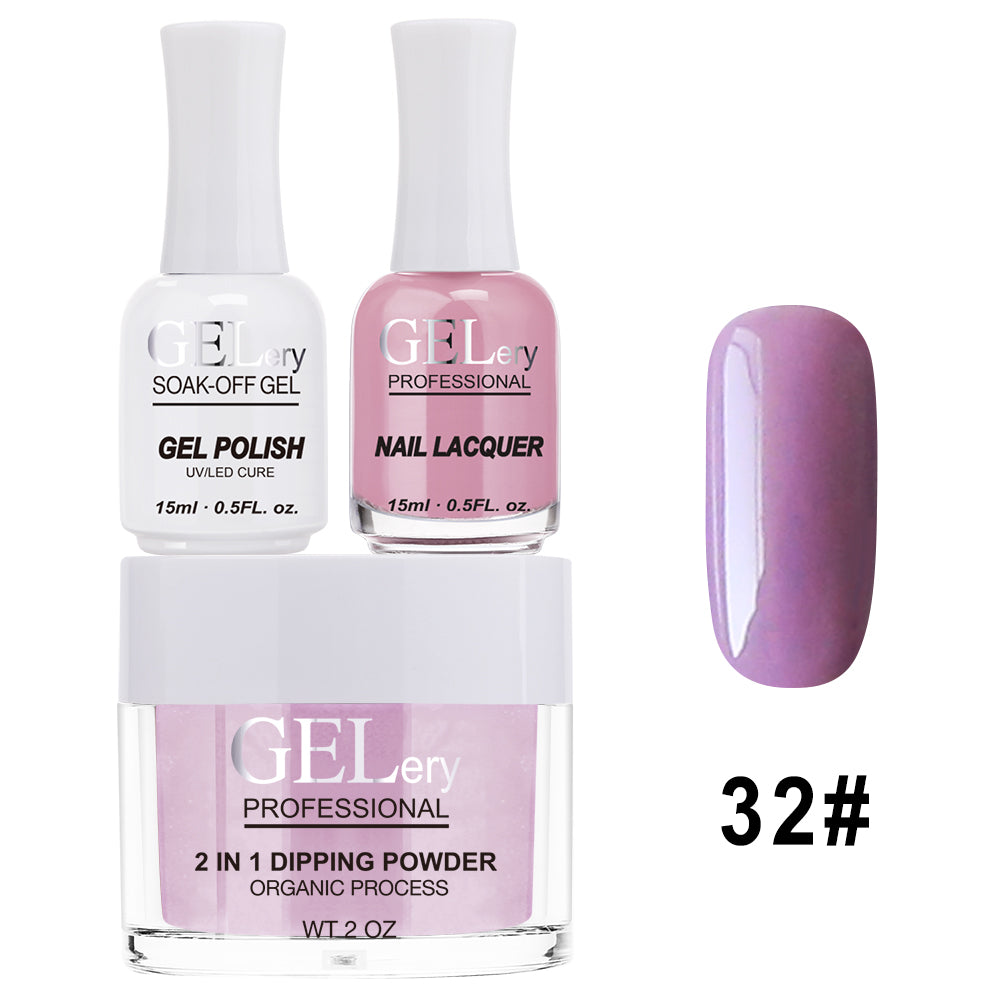 GELery 3 in 1 Trio Set - Gel, Lacquer, & Dip - #032