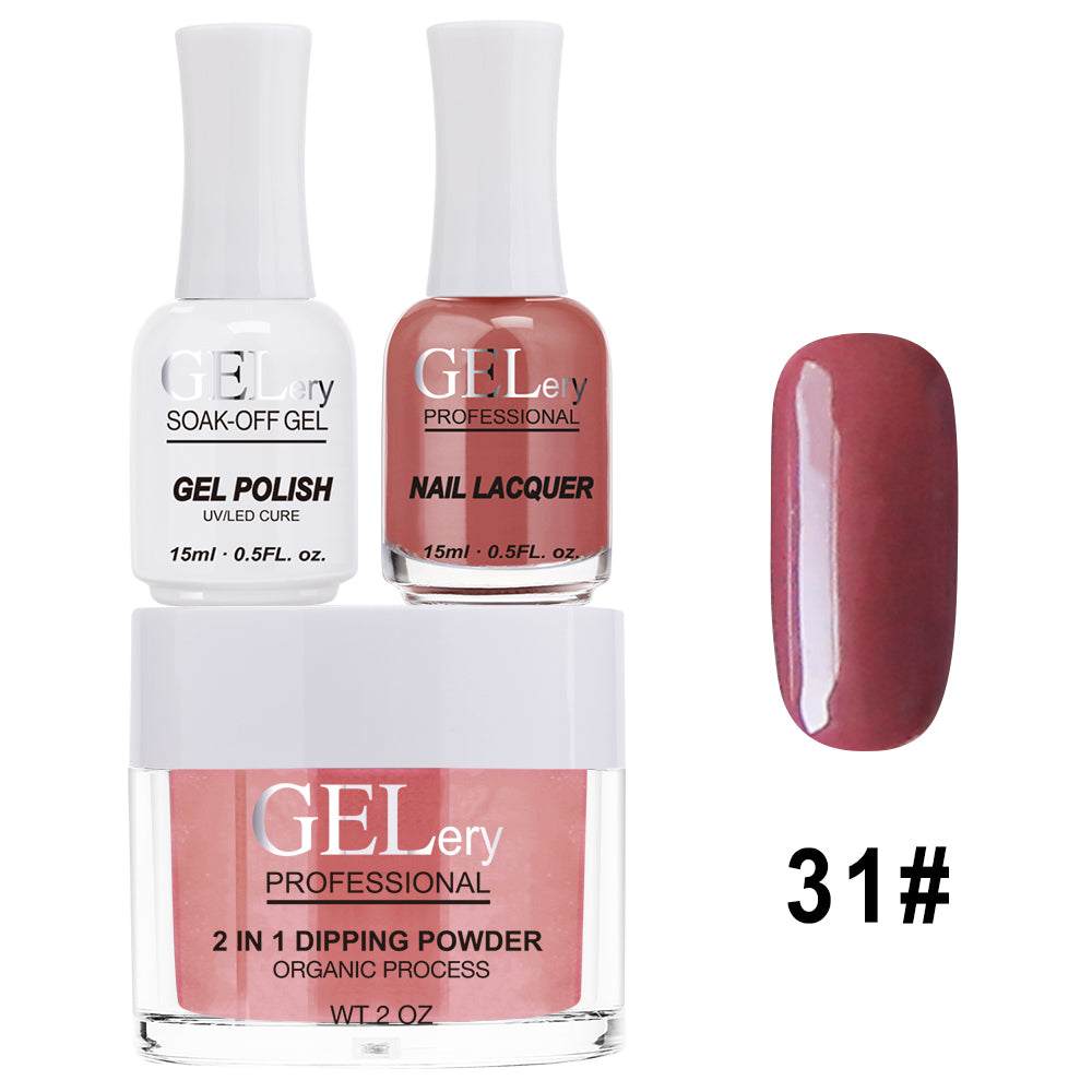 GELery 3 in 1 Trio Set - Gel, Lacquer, & Dip - #031