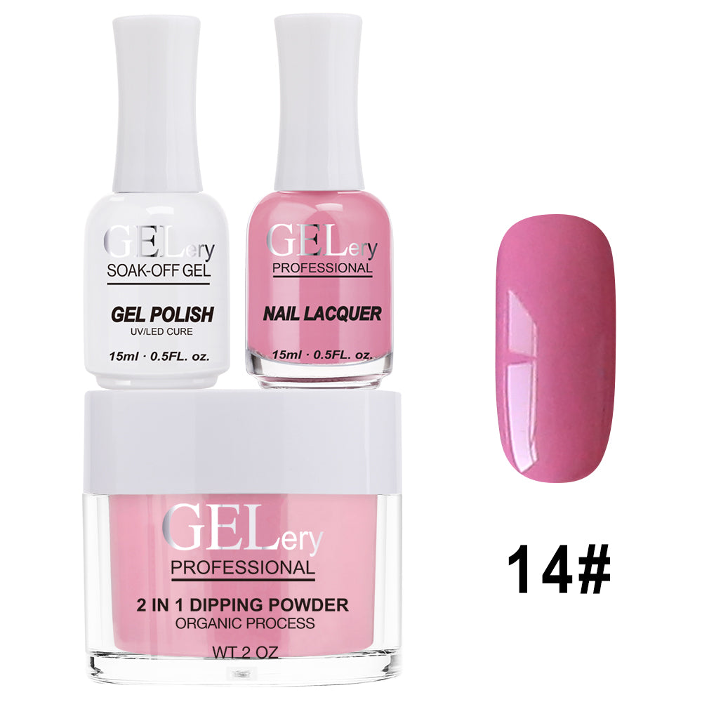 GELery 3 in 1 Trio Set - Gel, Lacquer, & Dip - #014