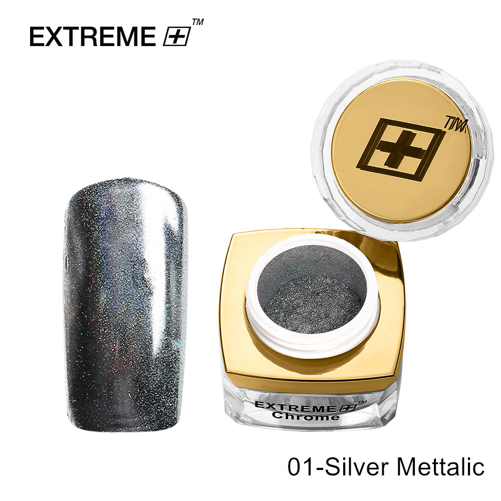 EXTREME+ Chrome Powder # 01 Silver Metallic