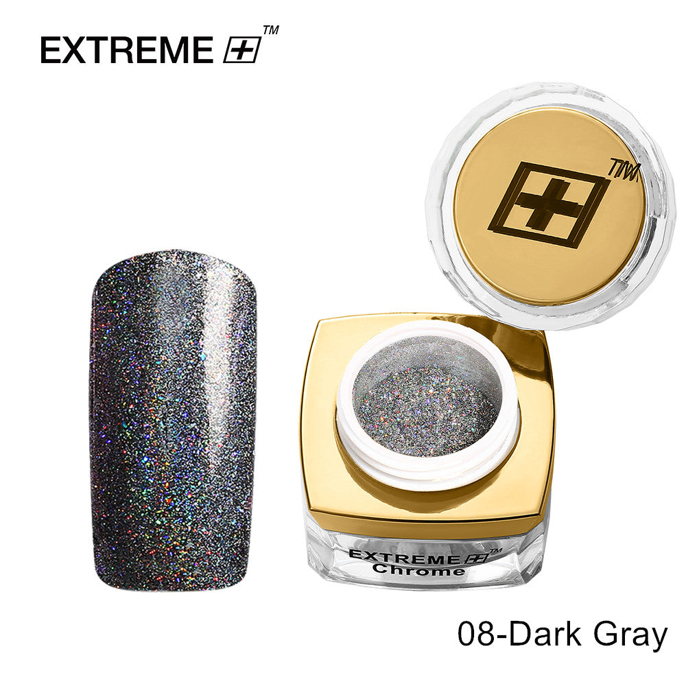 EXTREME+ Chrome Powder # 08 Dark Gray