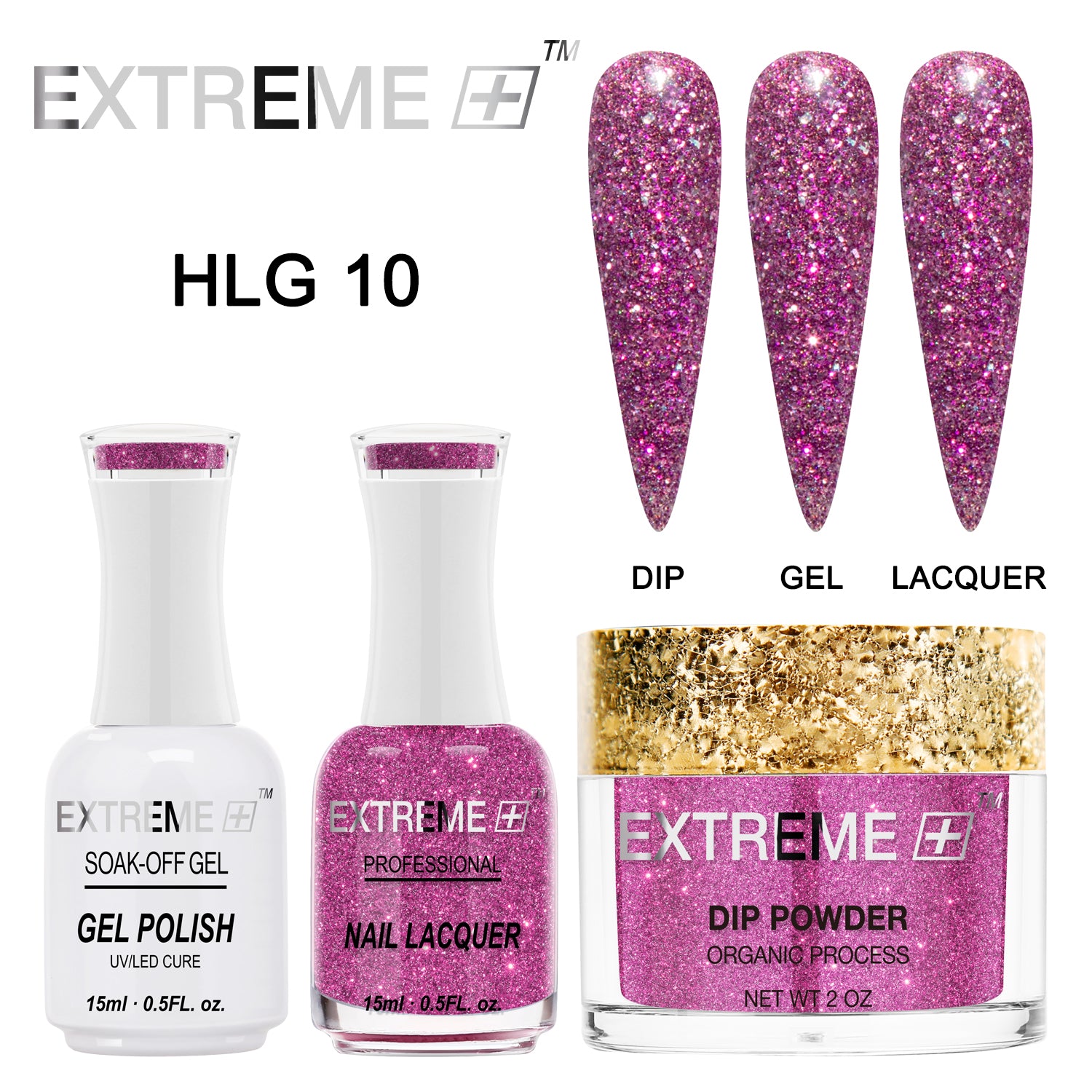 EXTREME+ 3 in 1 Combo Set - Holo Chrome - #010