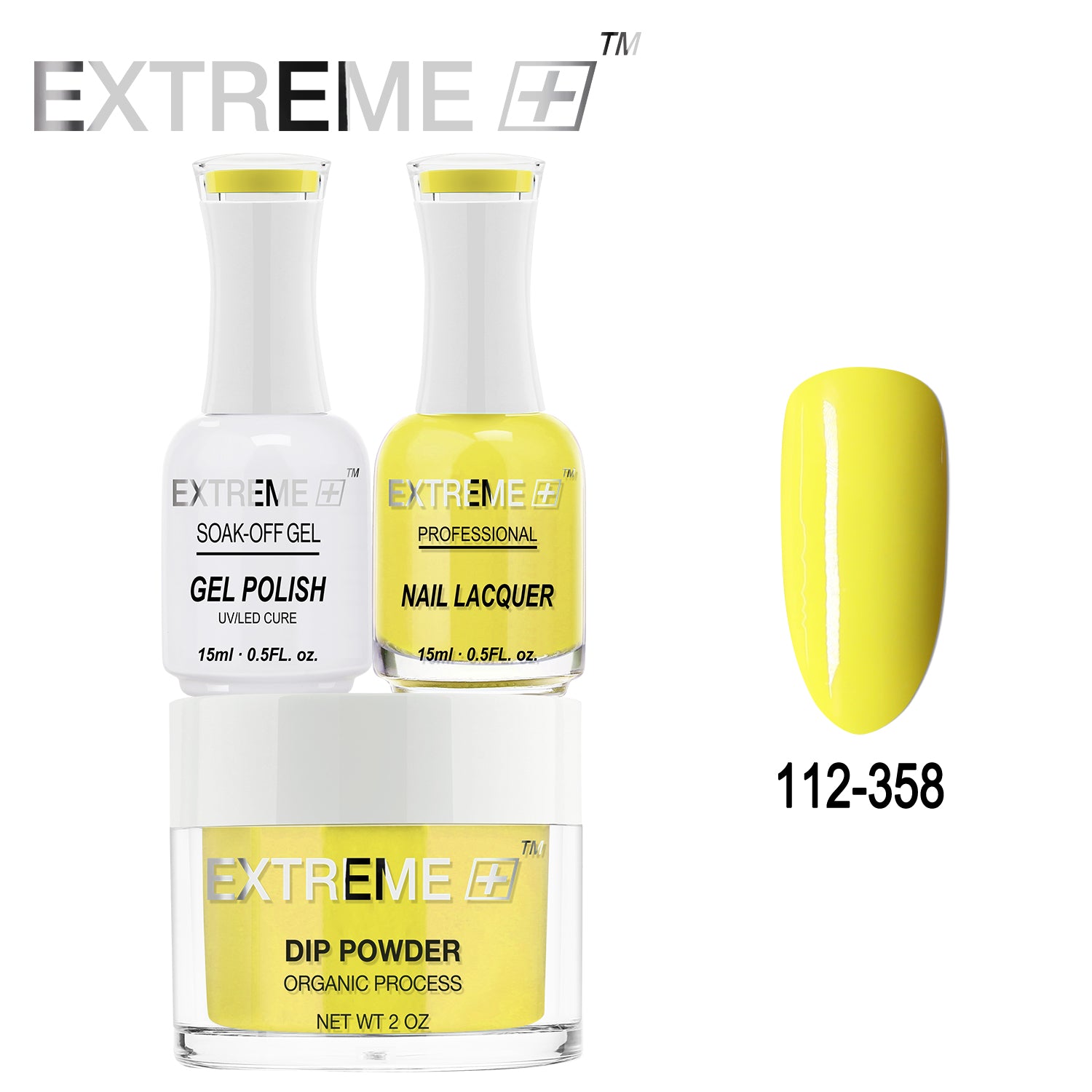 EXTREME+ All-in-One 3-in-1 Combo Set - Dip Powder, Gel Polish, and Nail Lacquer #112