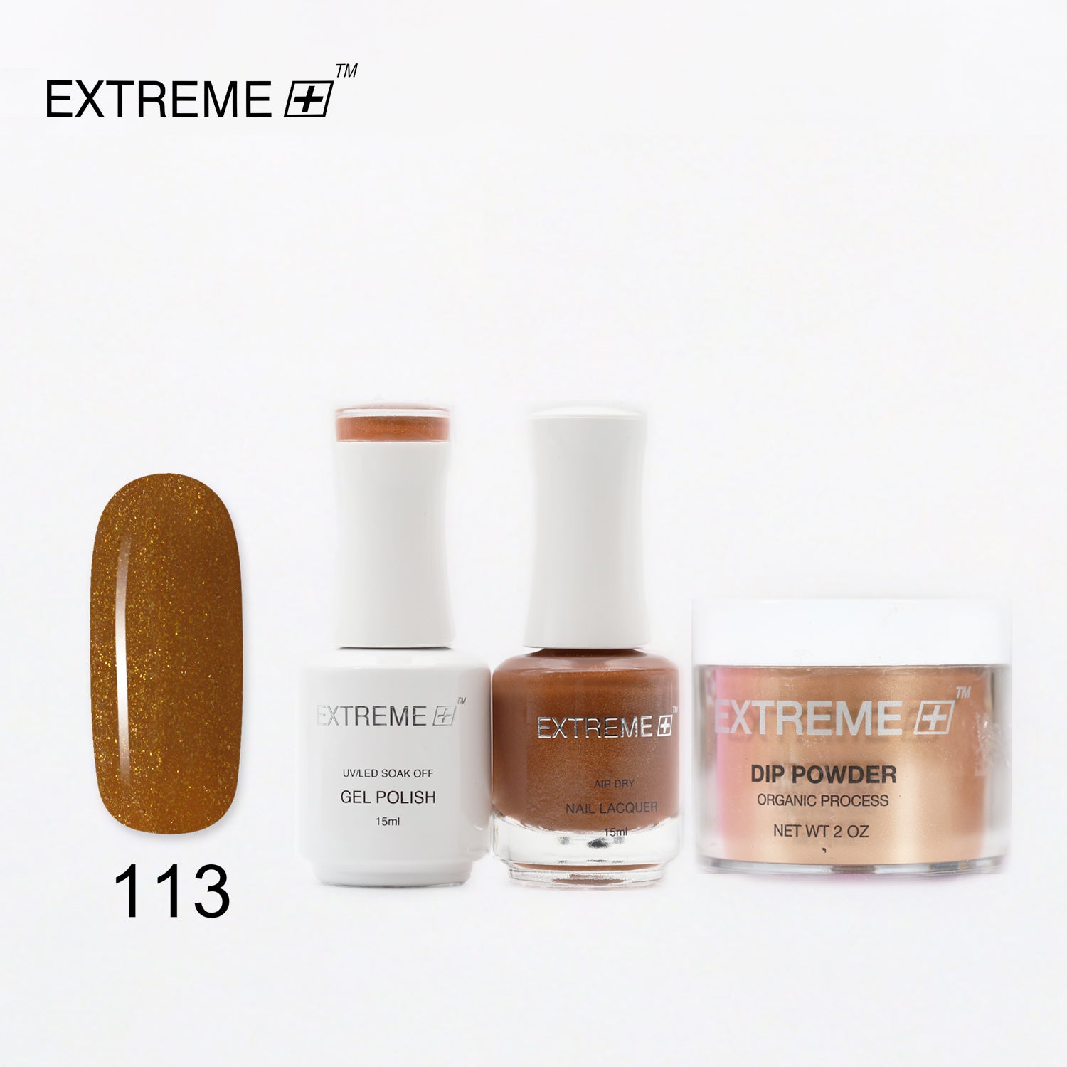 EXTREME+ 3 in 1 Combo Set - Gel, Lacquer, & Dip - #113