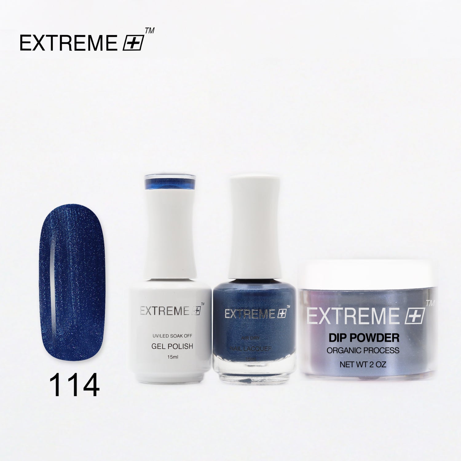 EXTREME+ 3 in 1 Combo Set - Gel, Lacquer, & Dip - #114