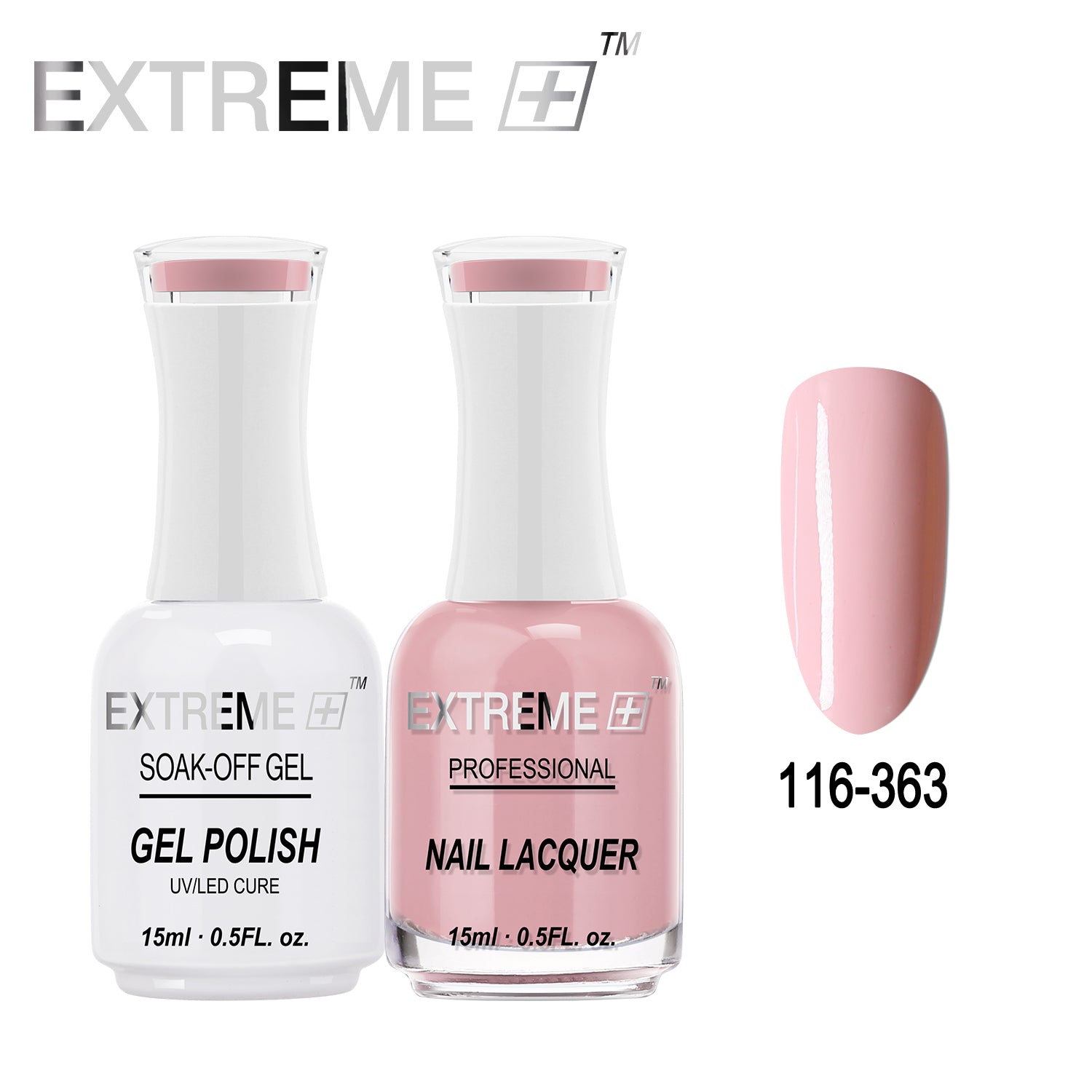 EXTREME+ All-in-One Gel Polish and Nail Lacquer Matching Duo #G116