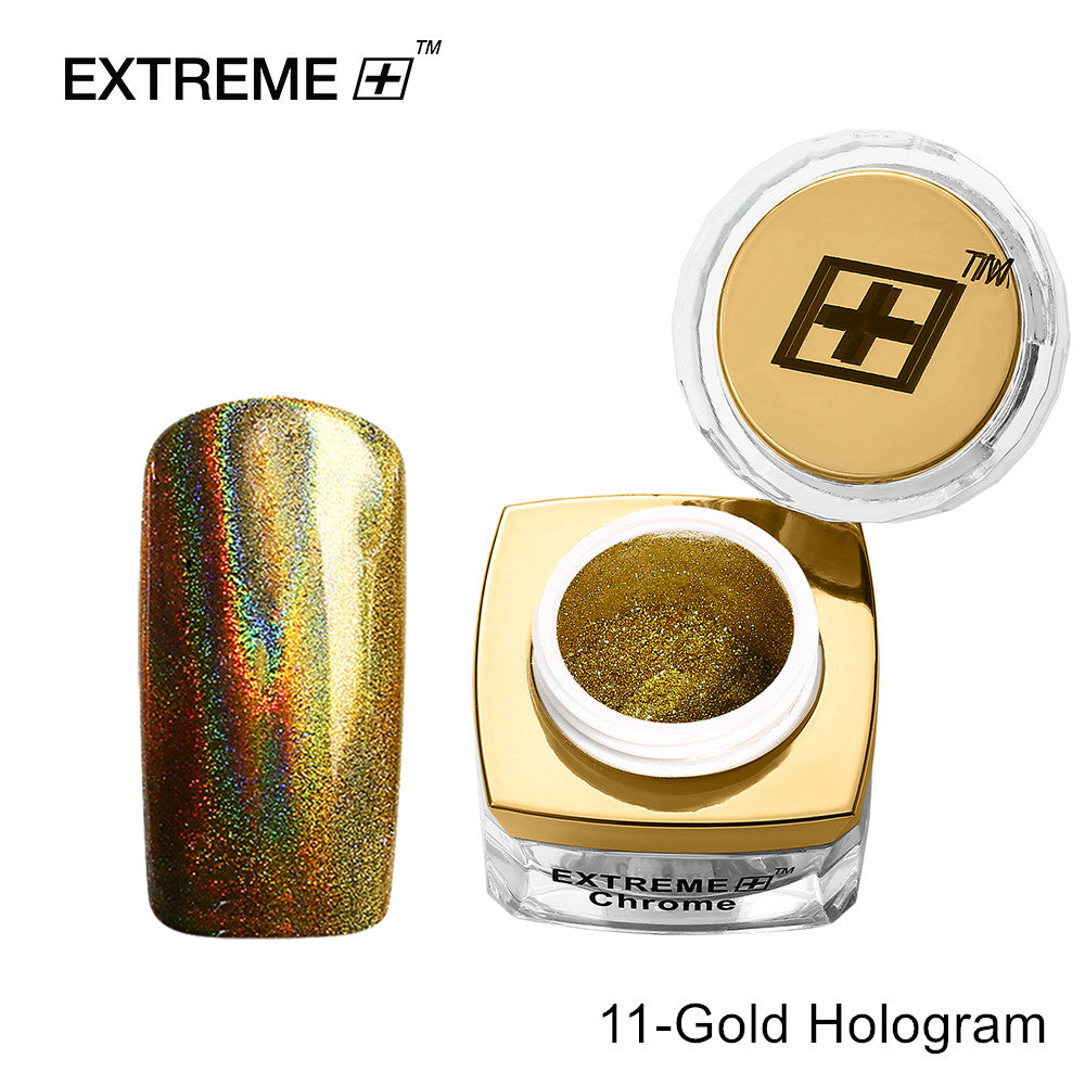 EXTREME+ Chrome Powder # 11 Gold Hologram