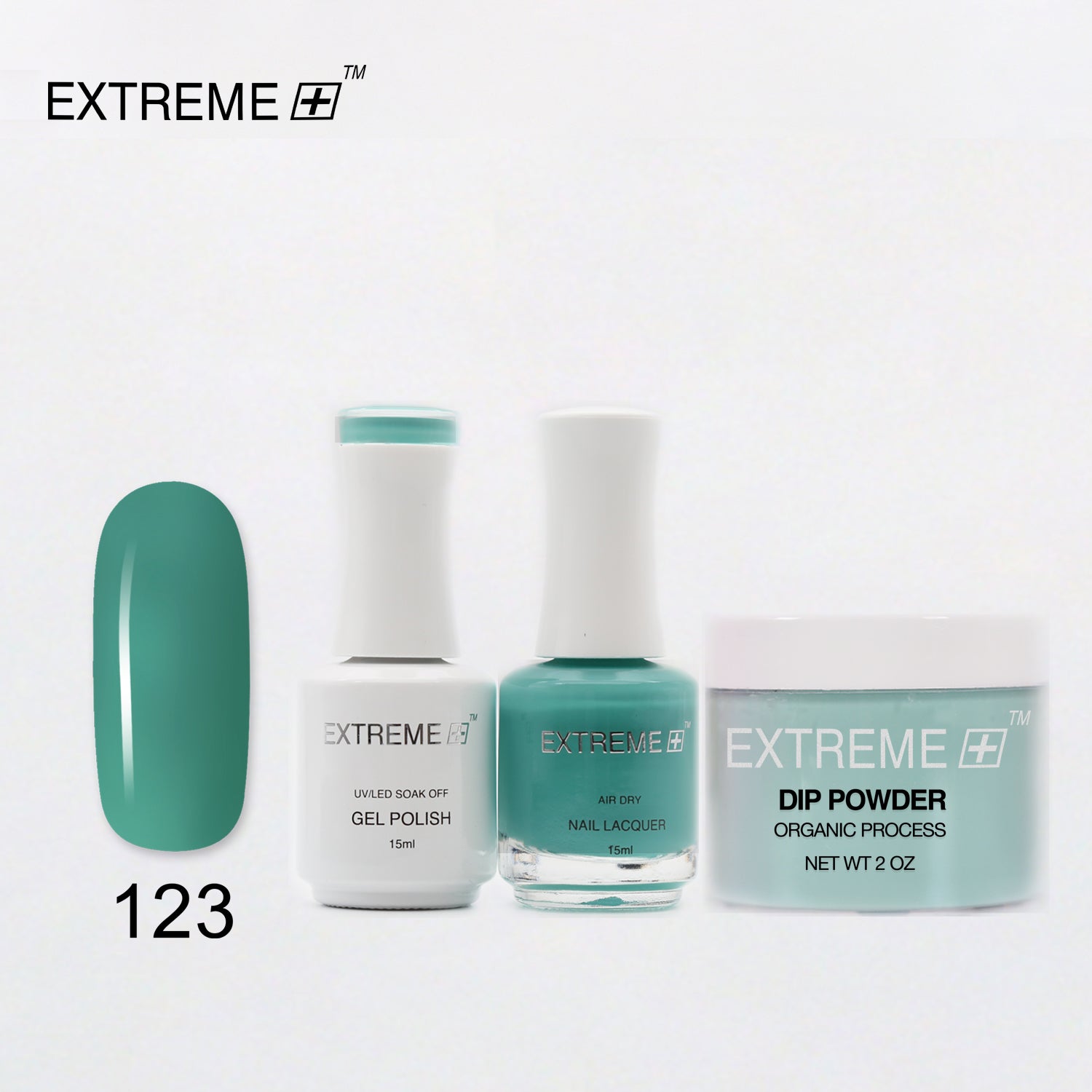 EXTREME+ 3 in 1 Combo Set - Gel, Lacquer, & Dip - #123