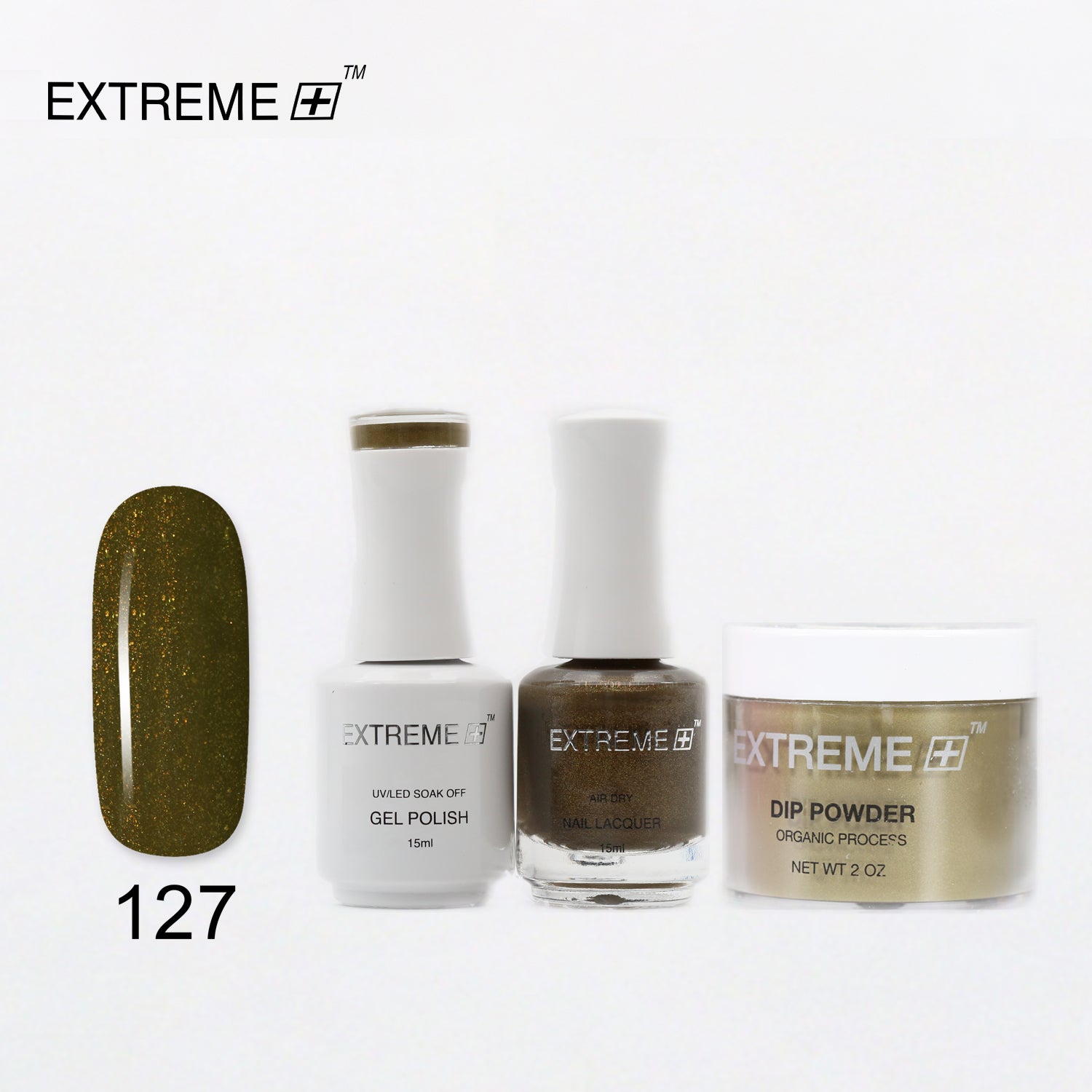 EXTREME+ 3 in 1 Combo Set - Gel, Lacquer, & Dip - #127