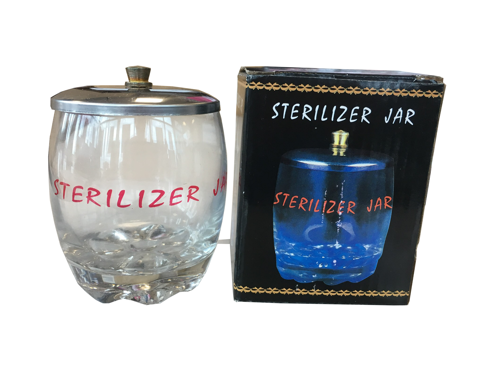 Clear Glass Sterilizer Small 4 oz