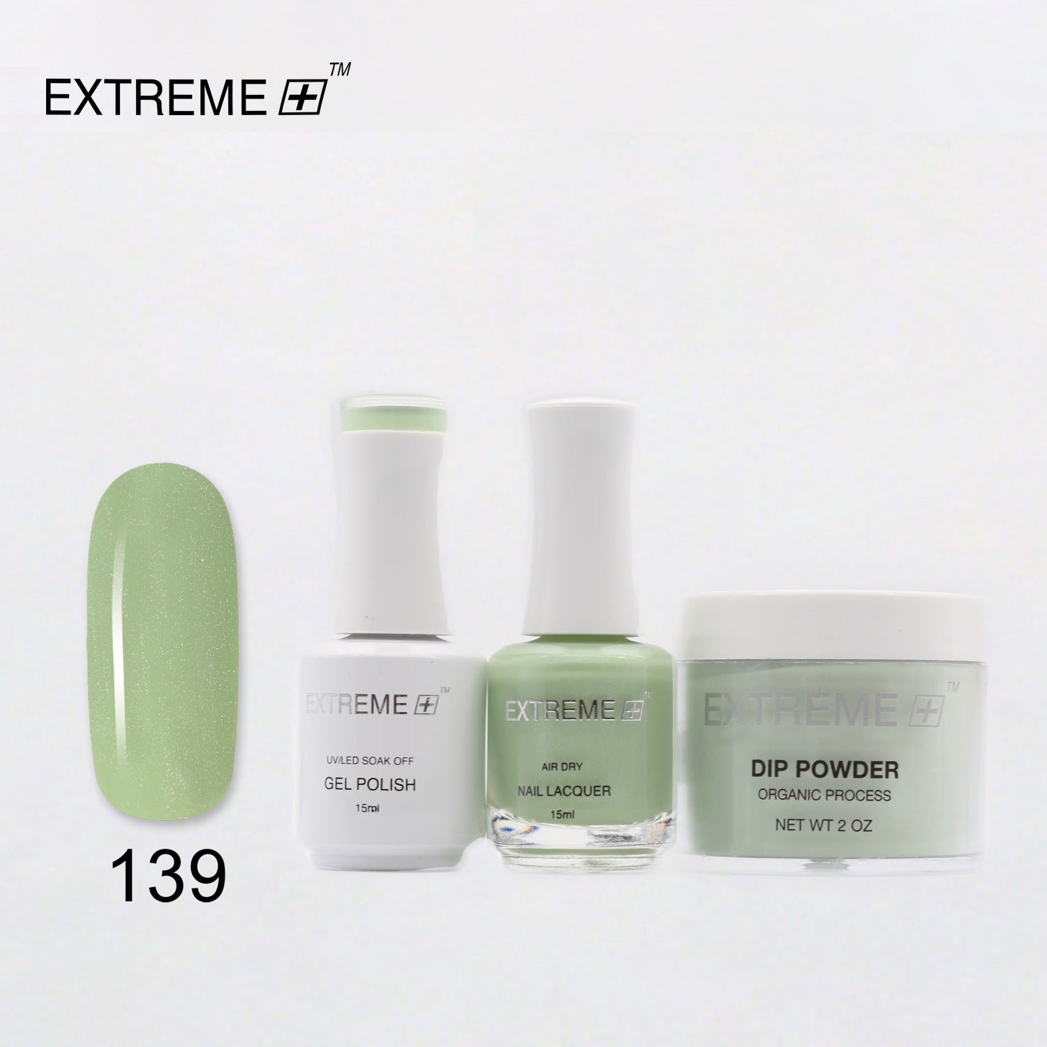 EXTREME+ 3 in 1 Combo Set - Gel, Lacquer, & Dip - #139