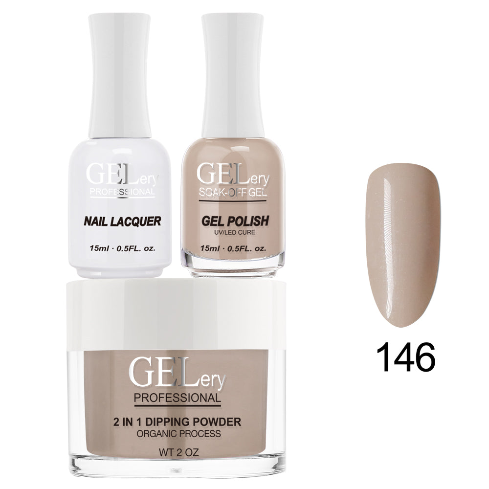 GELery 3 in 1 Trio Set - Gel, Lacquer, & Dip - #146