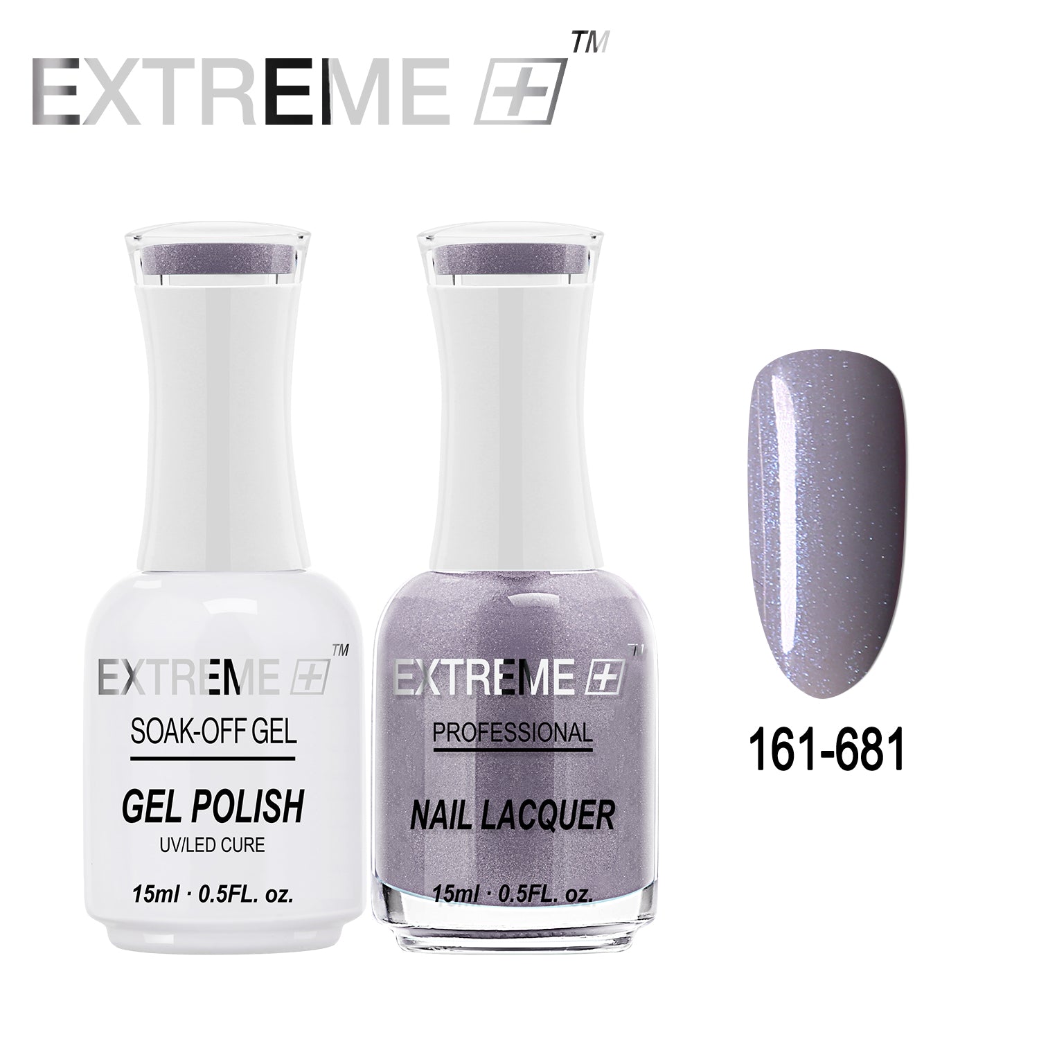 EXTREME+ All-in-One Gel Polish and Nail Lacquer Matching Duo #G161