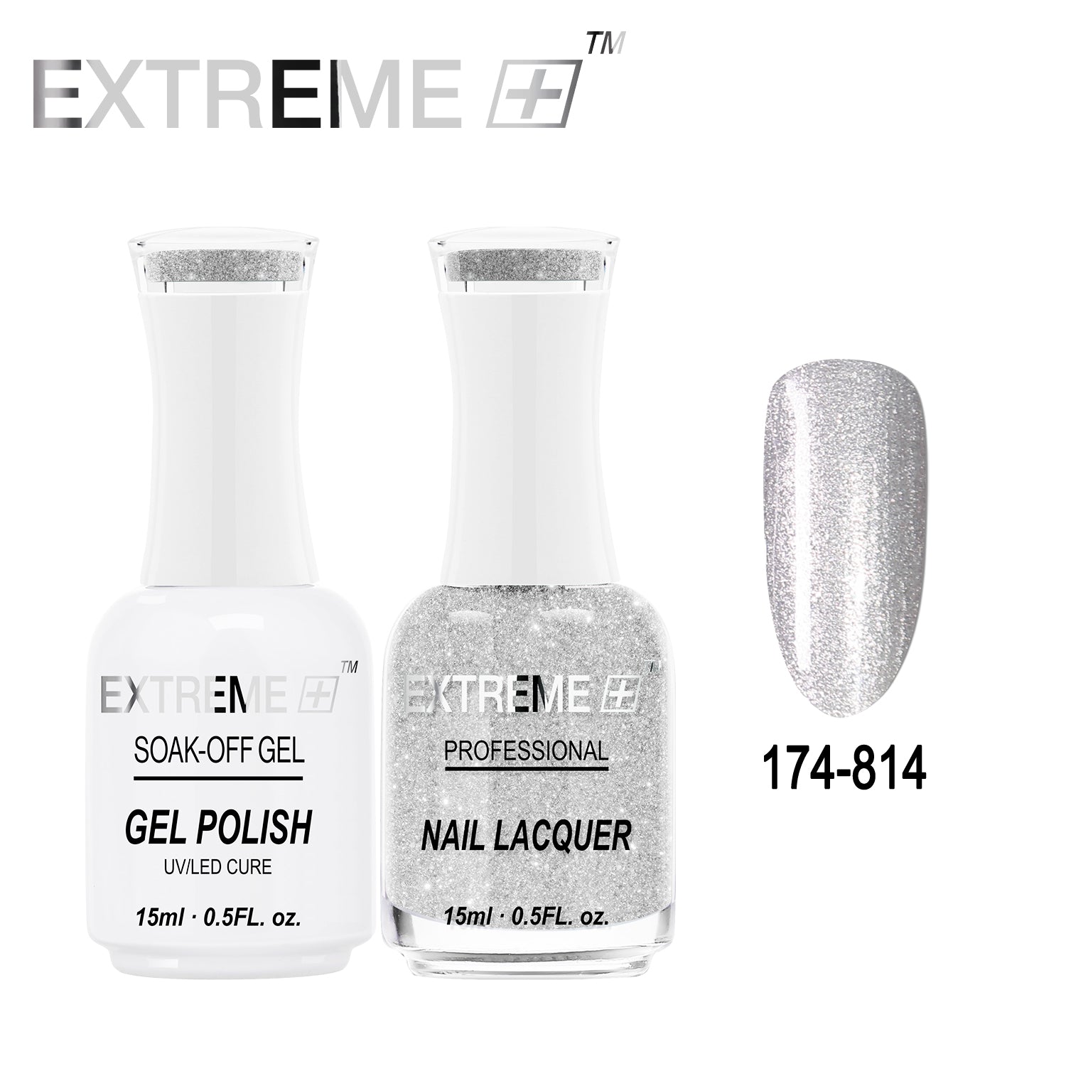 EXTREME+ All-in-One Gel Polish and Nail Lacquer Matching Duo #G174