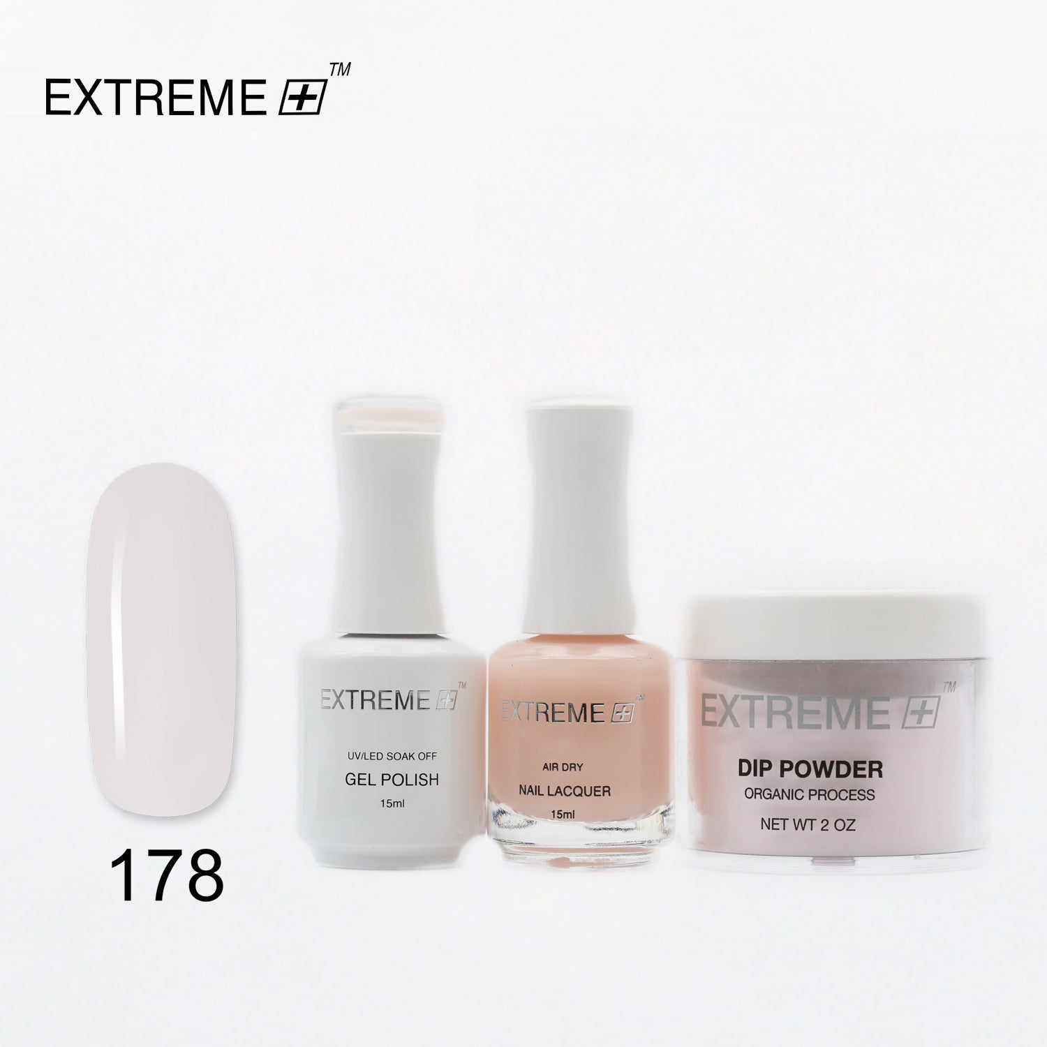 EXTREME+ 3 in 1 Combo Set - Gel, Lacquer, & Dip - #178