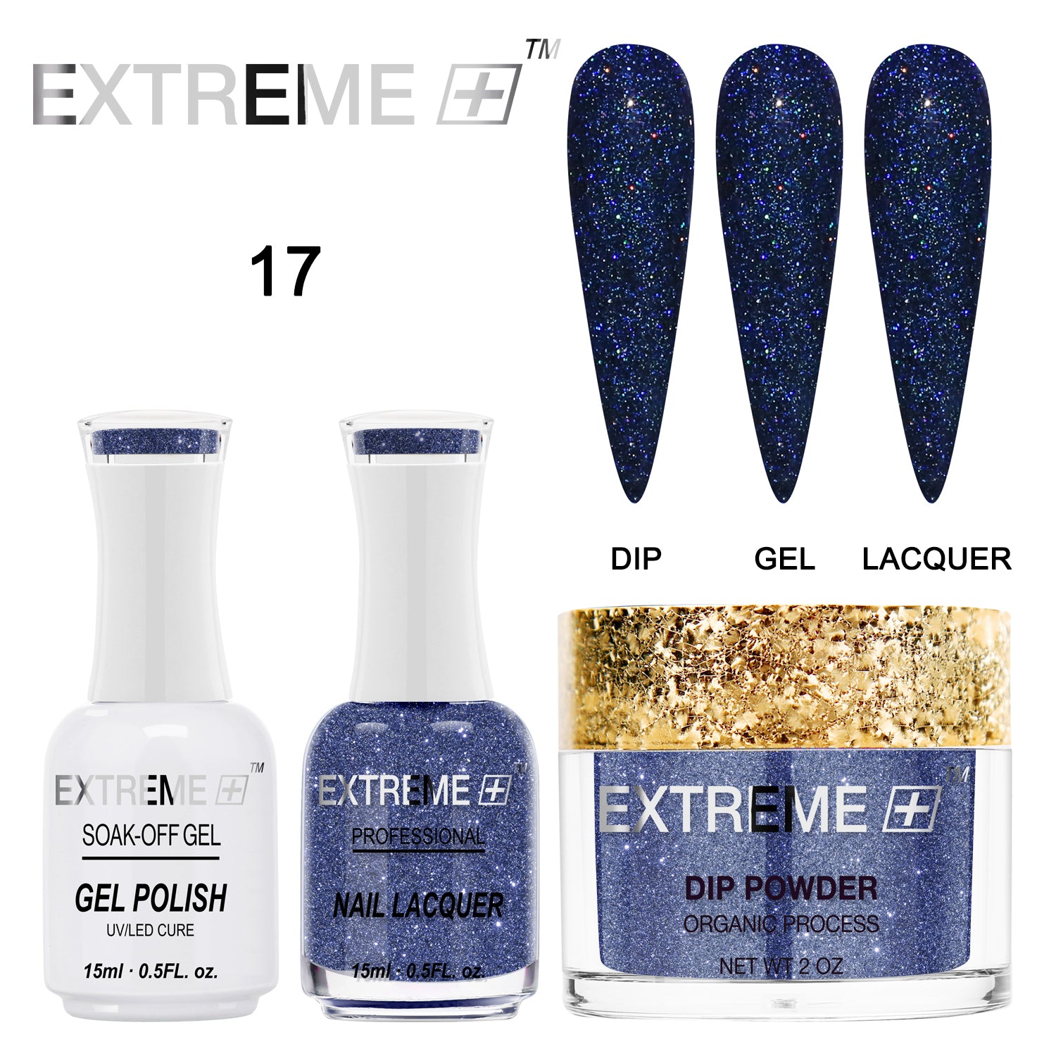 EXTREME+ 3 in 1 Combo Set - Holo Chrome - #017