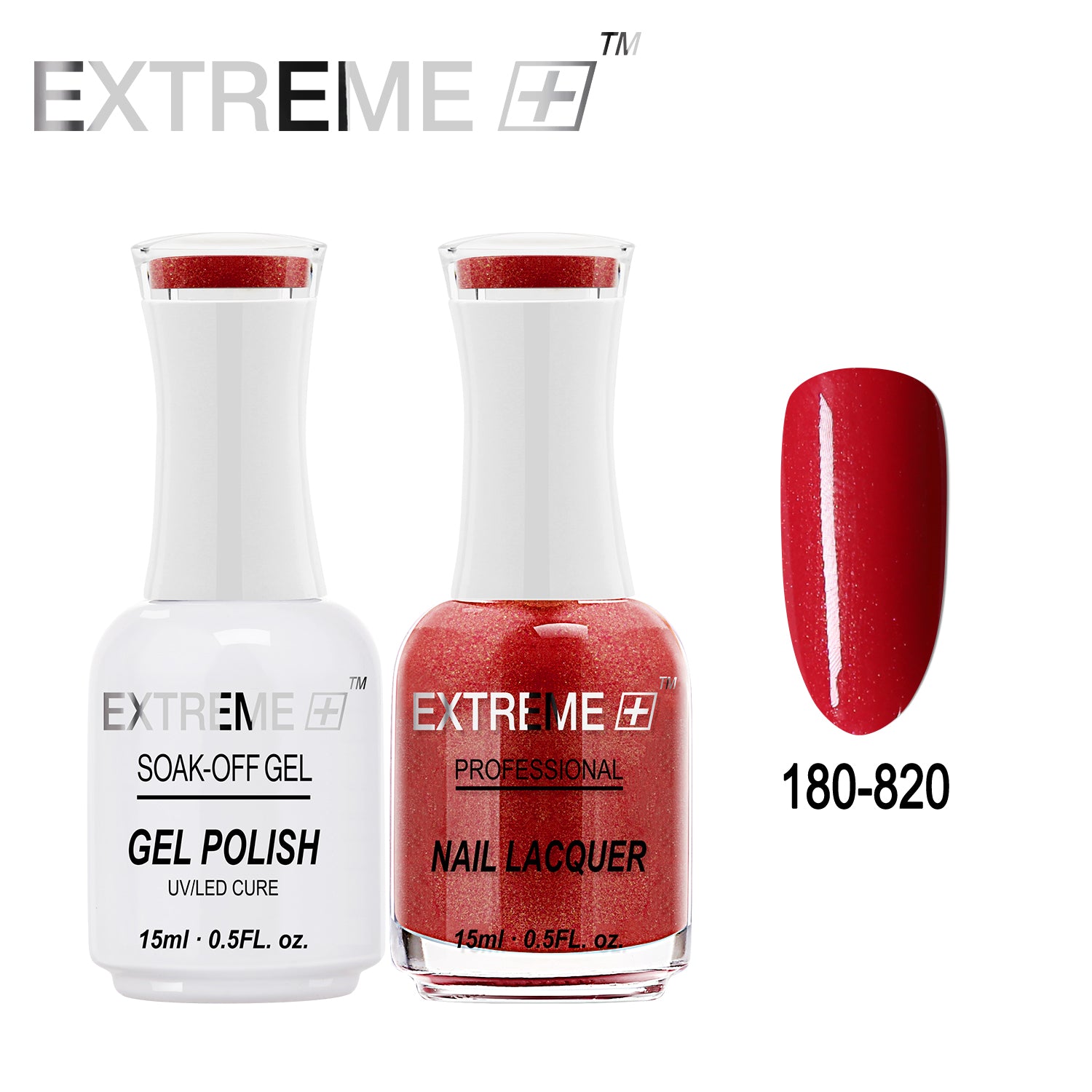 EXTREME+ All-in-One Gel Polish and Nail Lacquer Matching Duo #G180