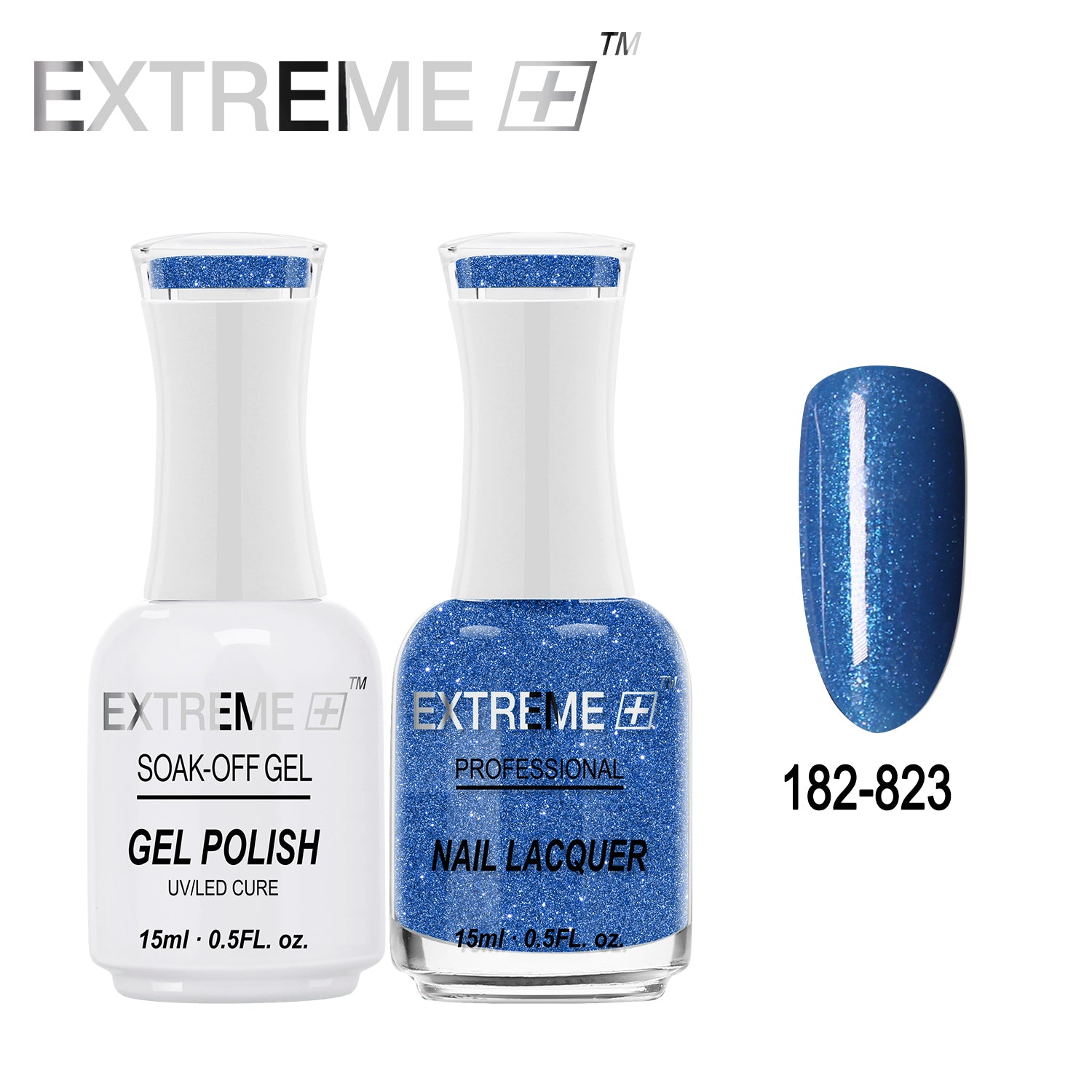 EXTREME+ All-in-One Gel Polish and Nail Lacquer Matching Duo #G182