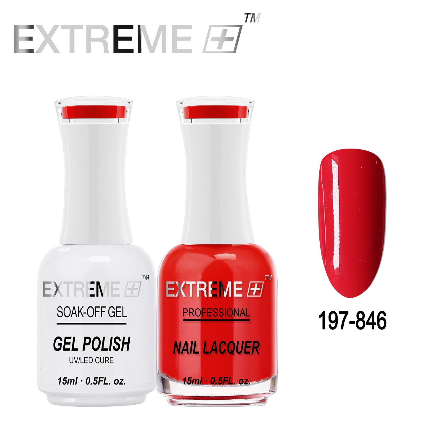 EXTREME+ All-in-One Gel Polish and Nail Lacquer Matching Duo #G197