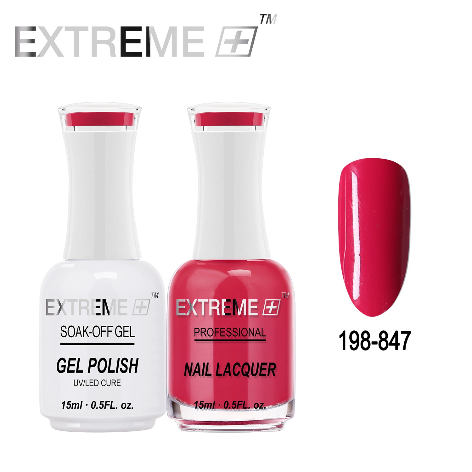 EXTREME+ All-in-One Gel Polish and Nail Lacquer Matching Duo #G198