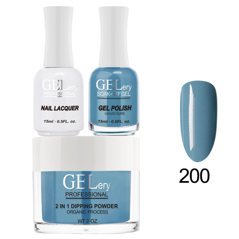 GELery 3 in 1 Trio Set - Gel, Lacquer, & Dip - #200